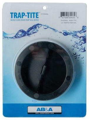 IPS 69435 3-1/2 x 1.35, 53.5 GPM, Waterless, In-Line, Floor Drain Trap Seal