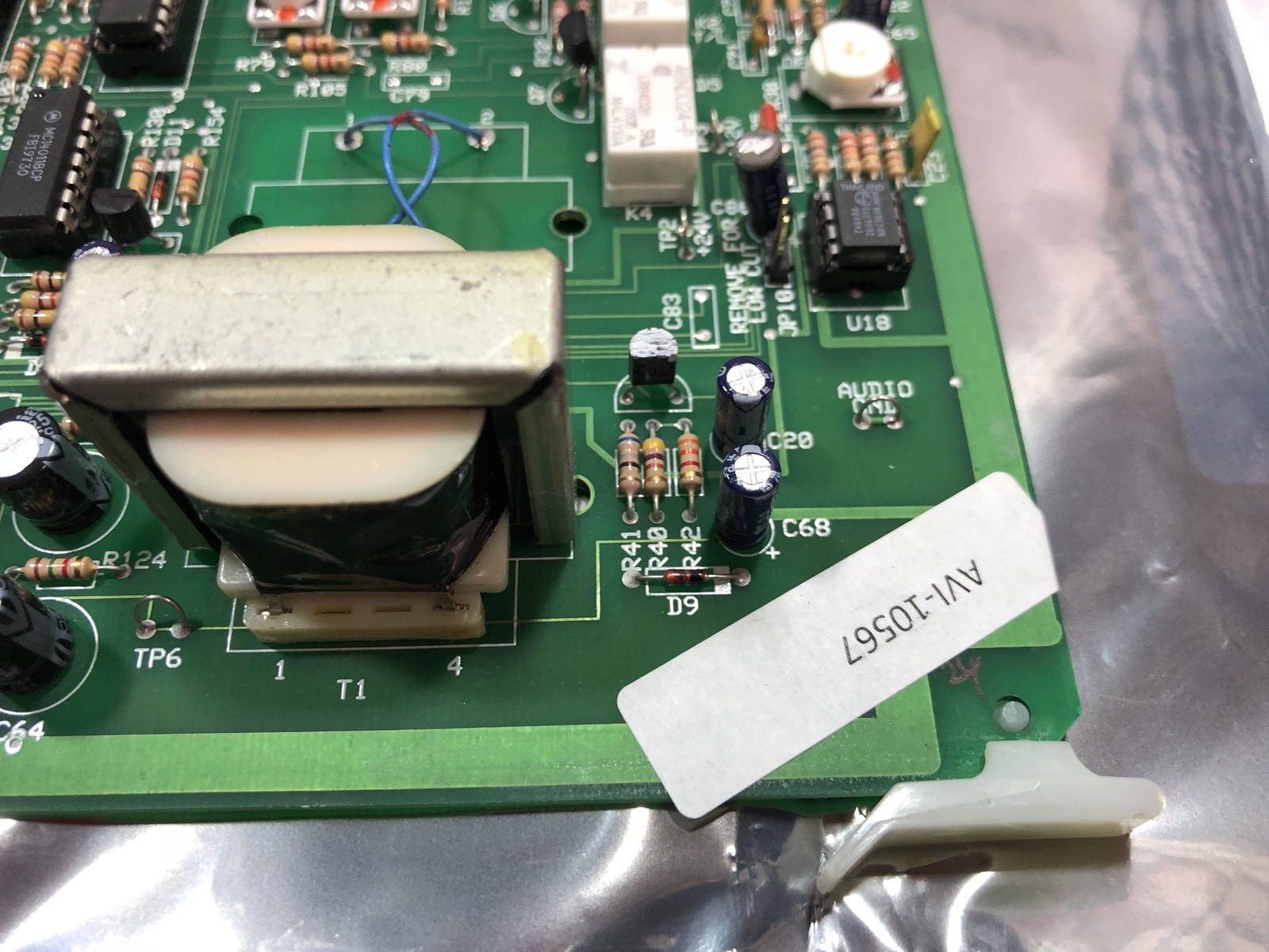 TELECOR AUDIO BUFFER BOARD CARD INTERCOM ABU-3, AVI-10567 SHIPSAMEDAY Box 11 “A”