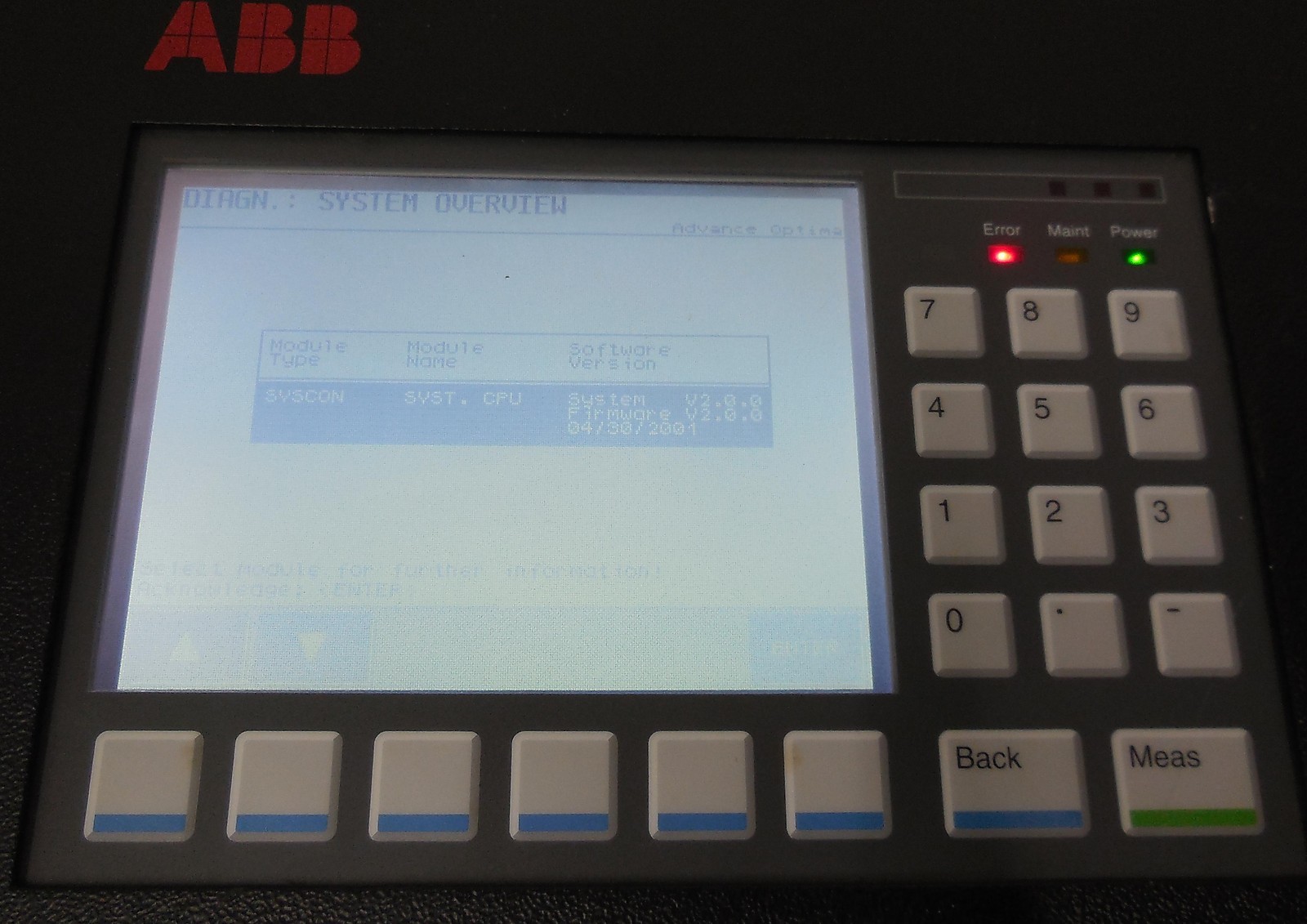 ABB Advance Optima 24411-0-120000011021 P-No.: 24031-0-111000000000