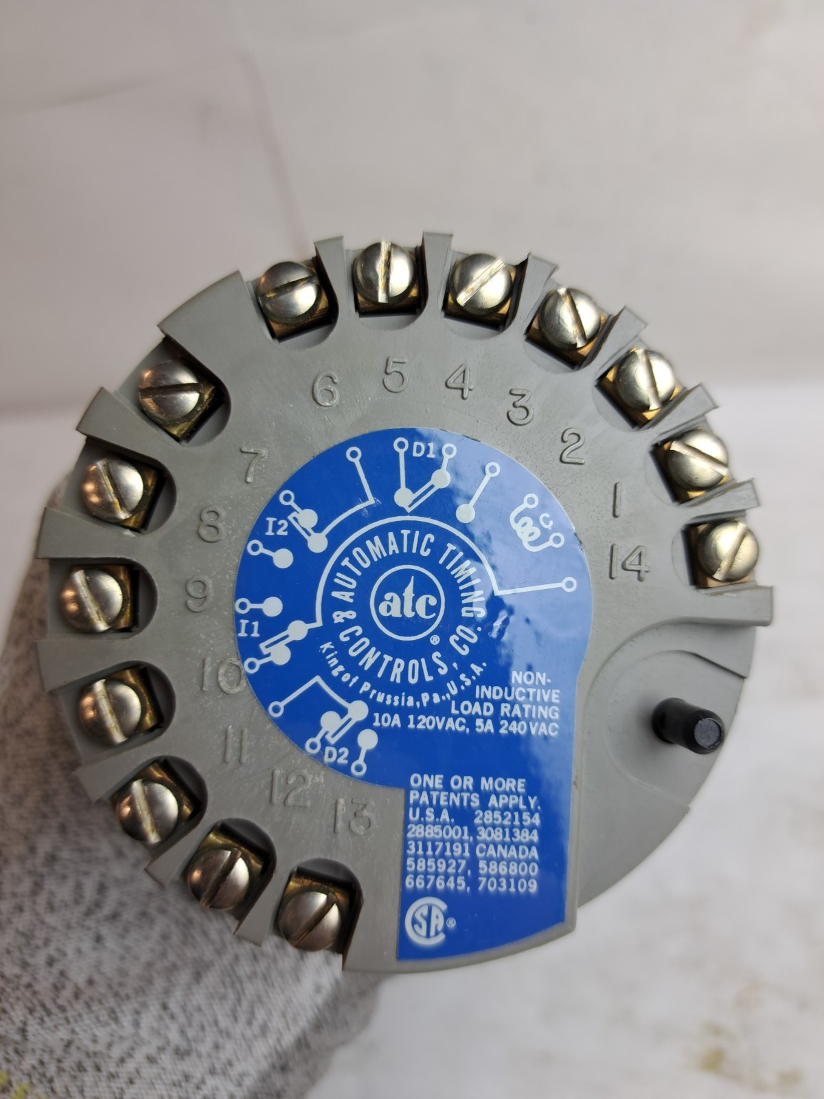ATC 305E016A20PX Analog Reset Plug In Timer 30 Minute 305E-016-a-20-px