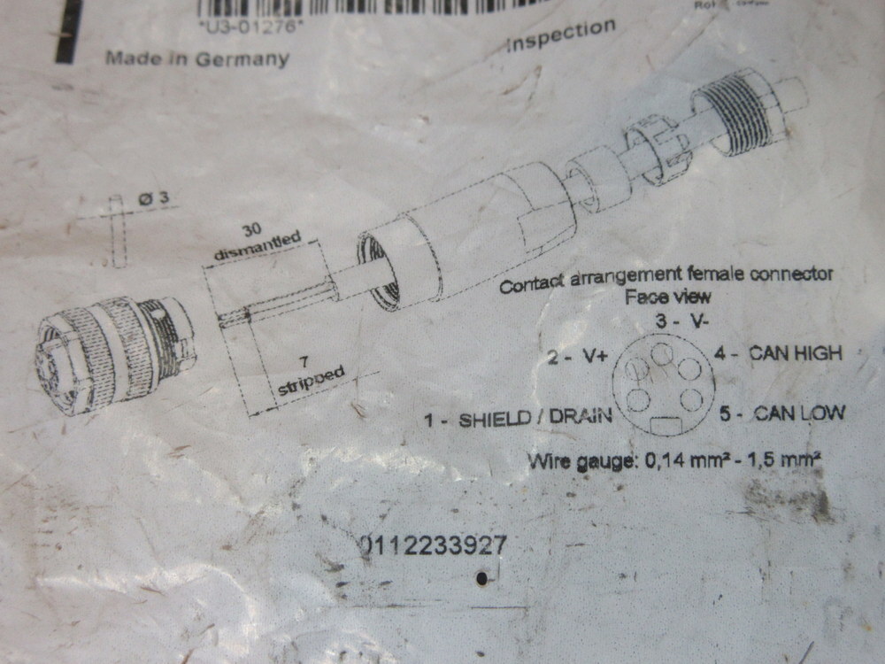 Turck B 4151-0/13.5/DNET Circular Socket Connector U3-01276