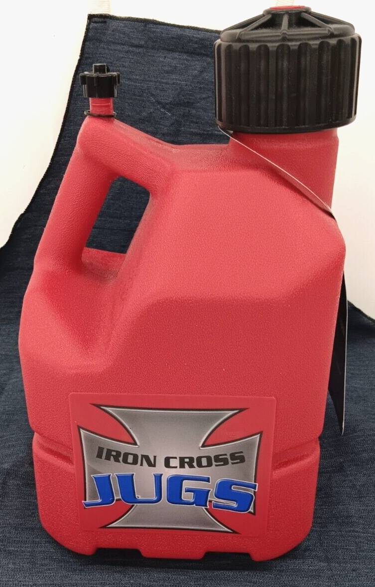 IRONCROSS 3 GALLON RED MULTIPURPOSE JUG DURABLE HIGH DENSITY POLYETHYLENE