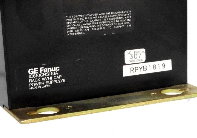 GE FANUC IC610CHS110A SERIES ONE PROGRAMMABLE CONTROLLER W/ INPUT & OUTPUT