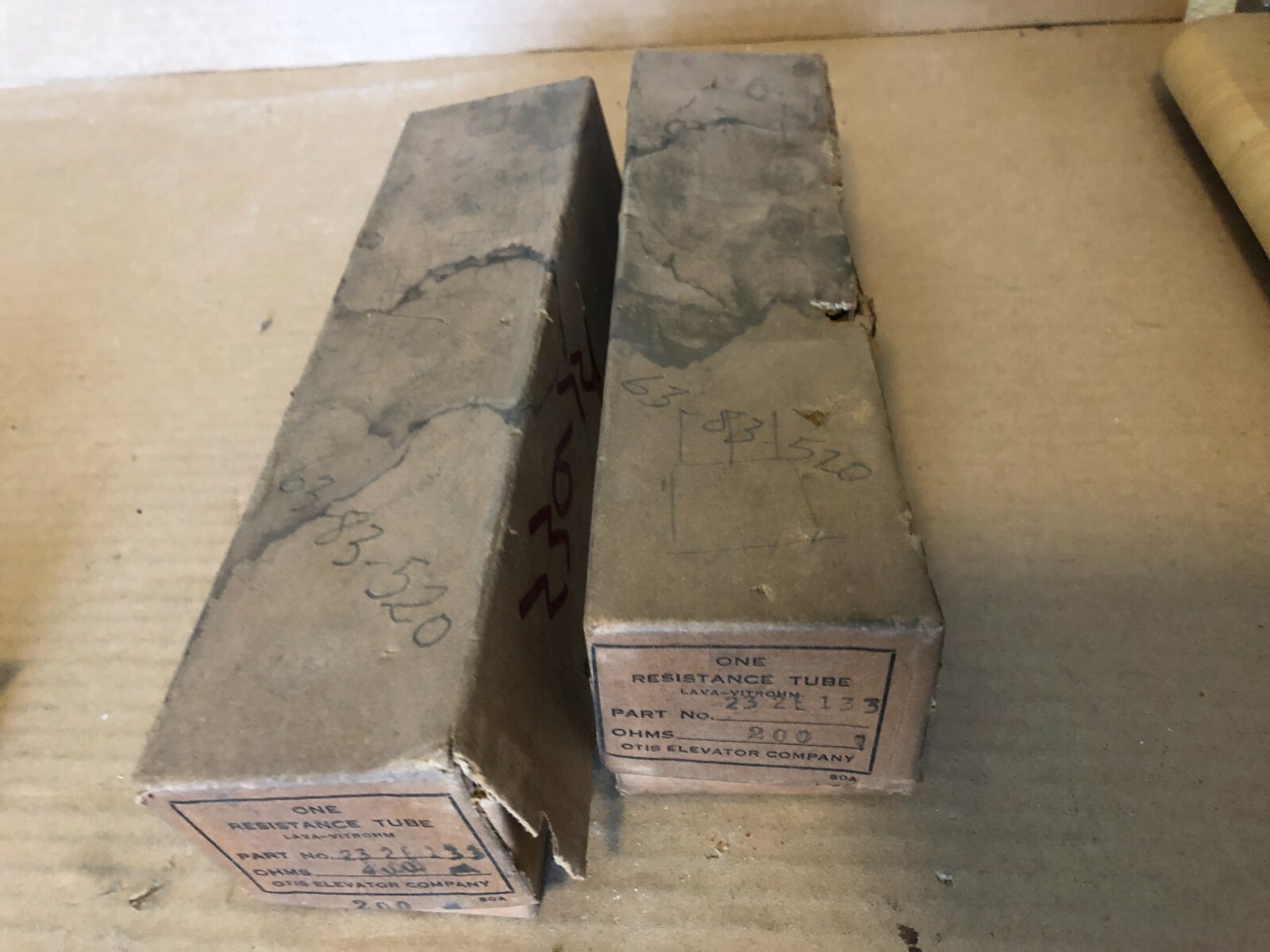 Otis Elevator, Resistance Tubes, 232E133