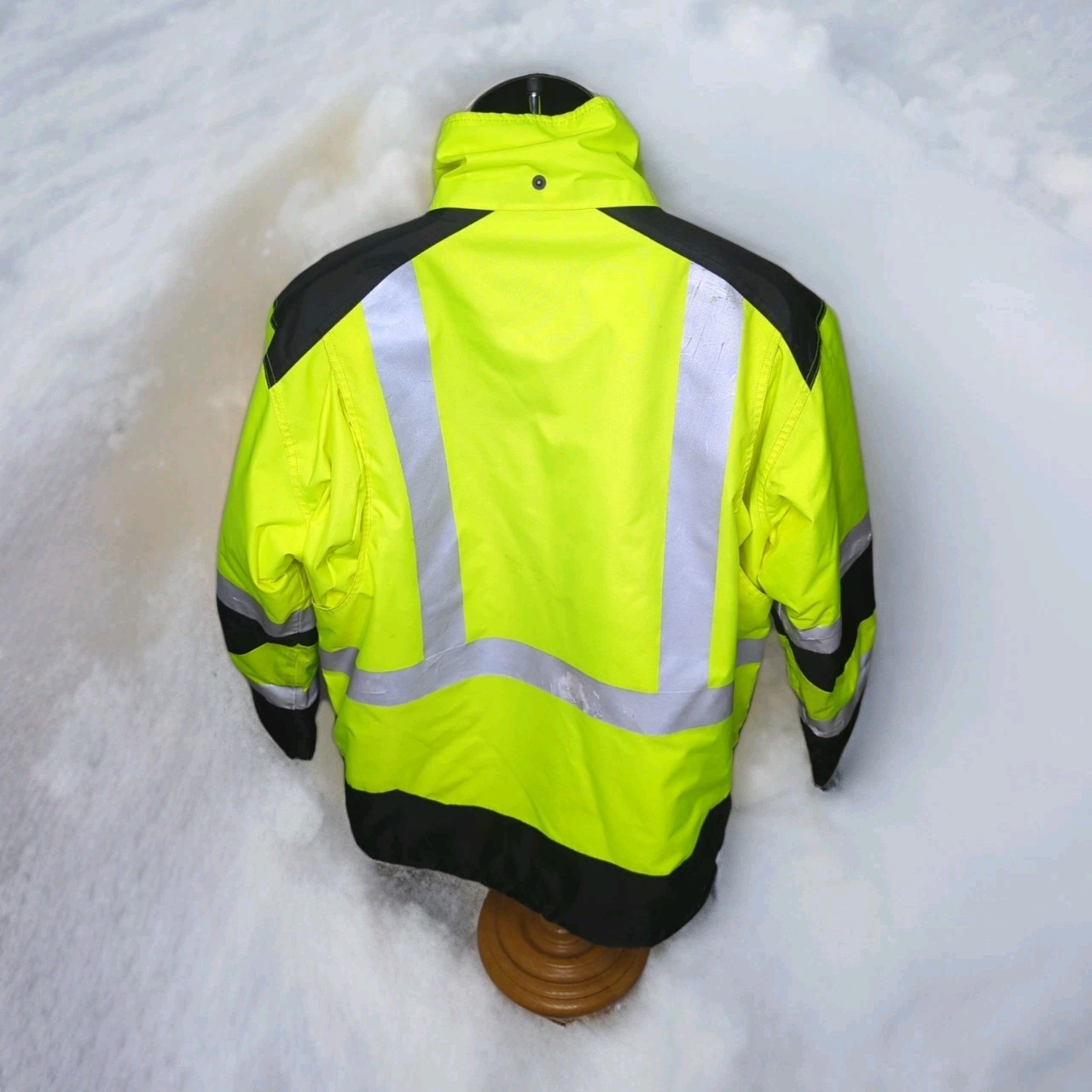 Ergodyne 8390 GloWear AmpliFIRE Winter Jacket Men Large Hi Vis Construction ANSI