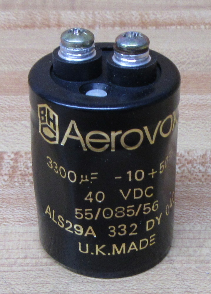 CHB/Aerovox ALS29A-332-DY-040 Capacitor 55/085/56