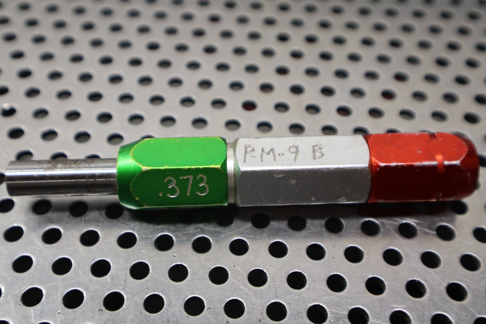 Deltronic P-M-9B GO .373 Pin Plug Gage Used With Warranty