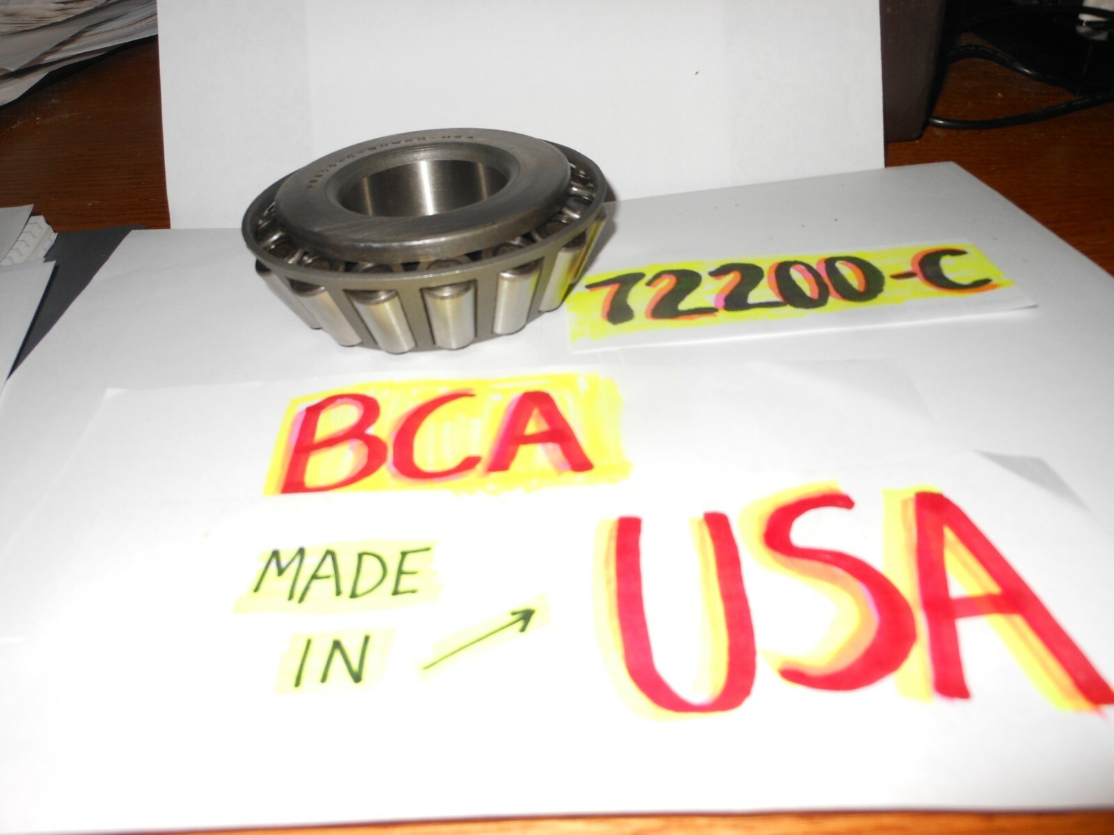 BCA/BOWER 72200C TAPERED ROLLER BEARING CONE~ NEW ~2″ BORE~FREE SHIPPING