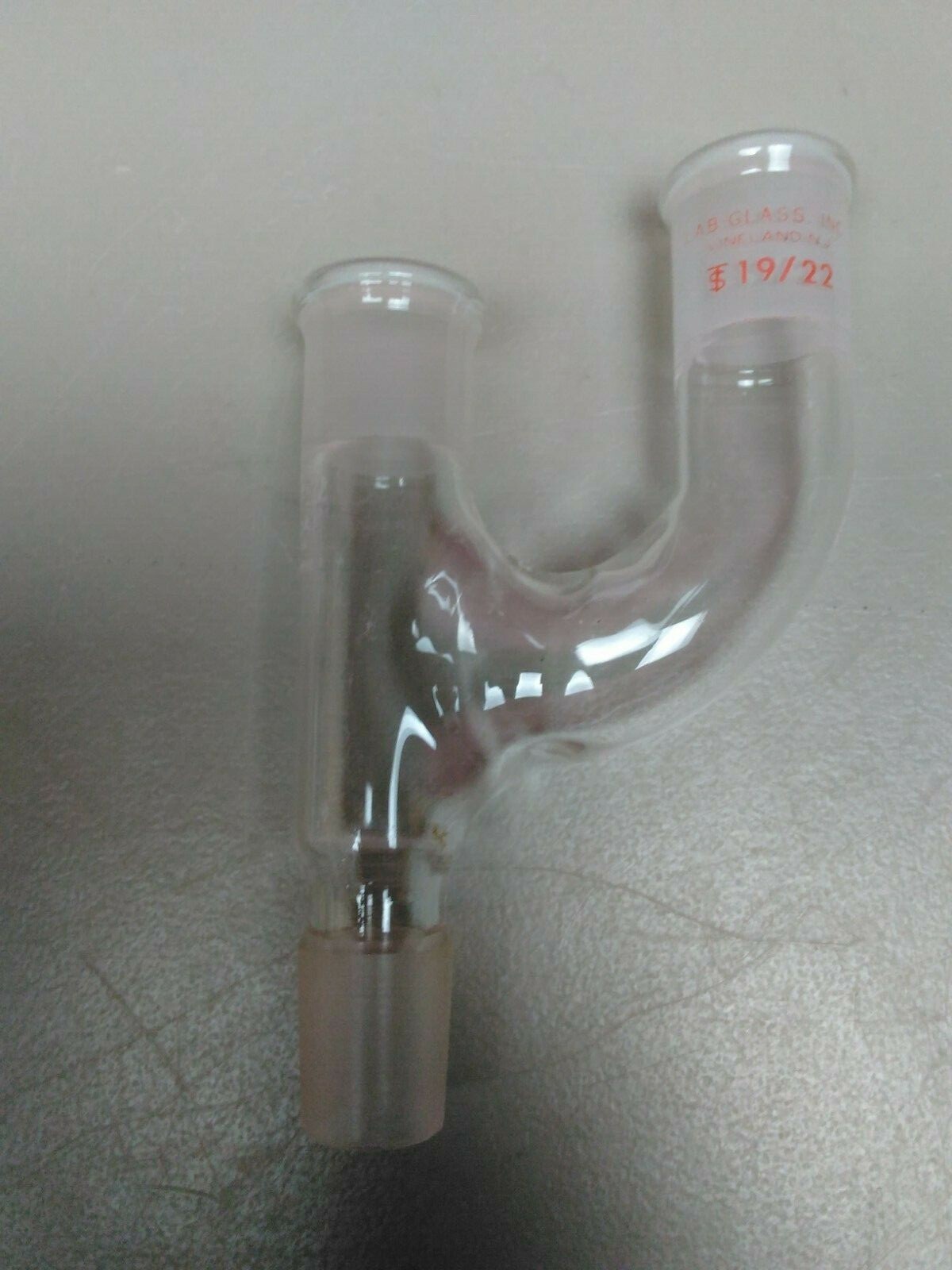Kimble Kimax Glass 19/22 Distillation Distilling Claisen Inlet Adapter 44990-A