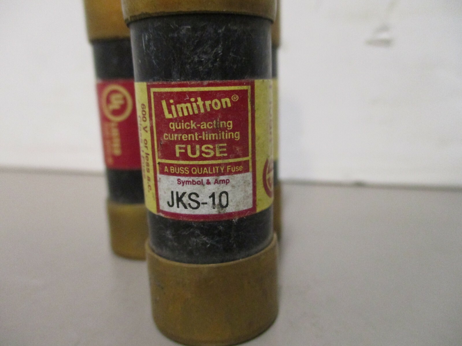 x4 Bussmann Limitron JKS-10 Fuse Quick-acting Current Limiting 3/4″ x 2-1/4″