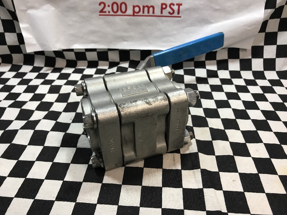 Jamesbury 1-1/2″ Value-Line Ball Valve Socket Weld Ends,CF8M, SHIPSAMEDAY#1375B2