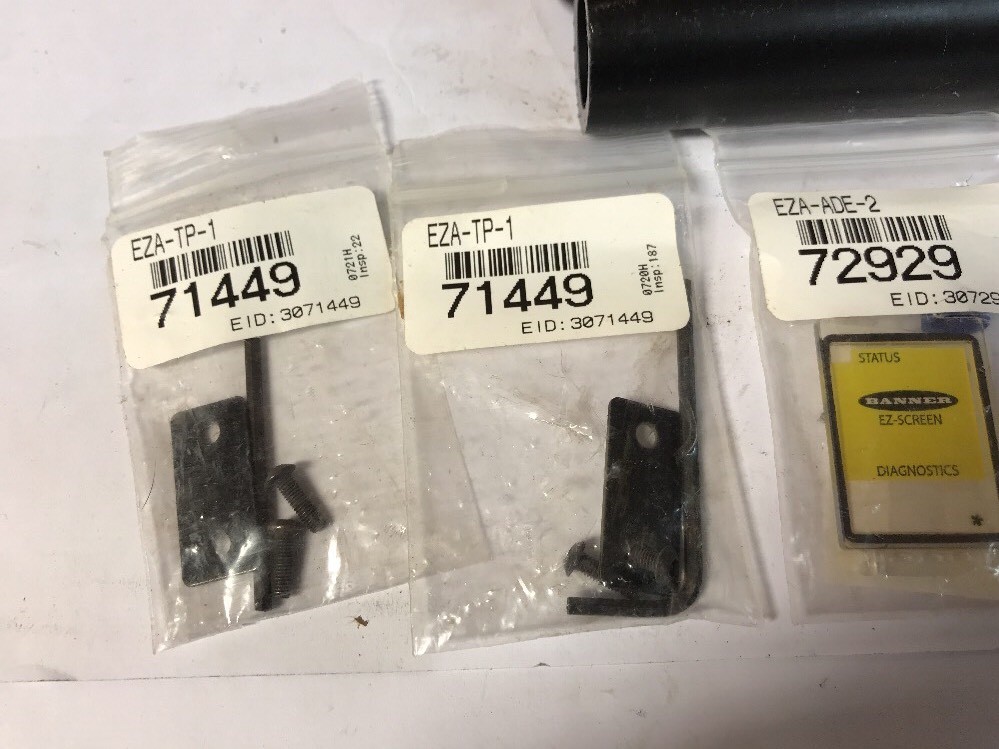 NEW Banner Safety Light Curtain Mounting / Setup Kit EZA-MBK-11 EZA-TP-1 STP-15