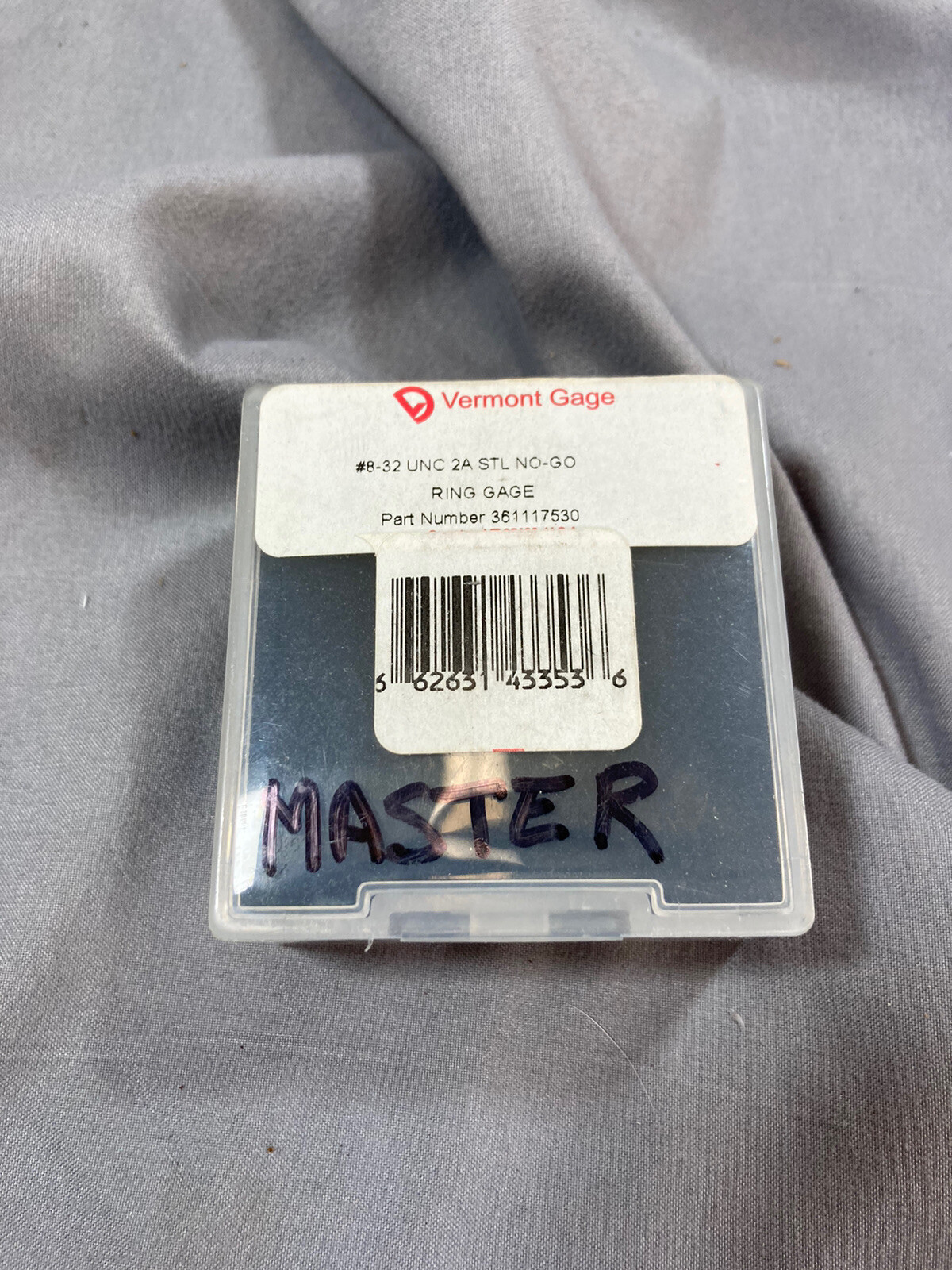VERMONT GAGE 361117530 Threaded Ring Gauge Dimension Type Inch 8-32 Unc