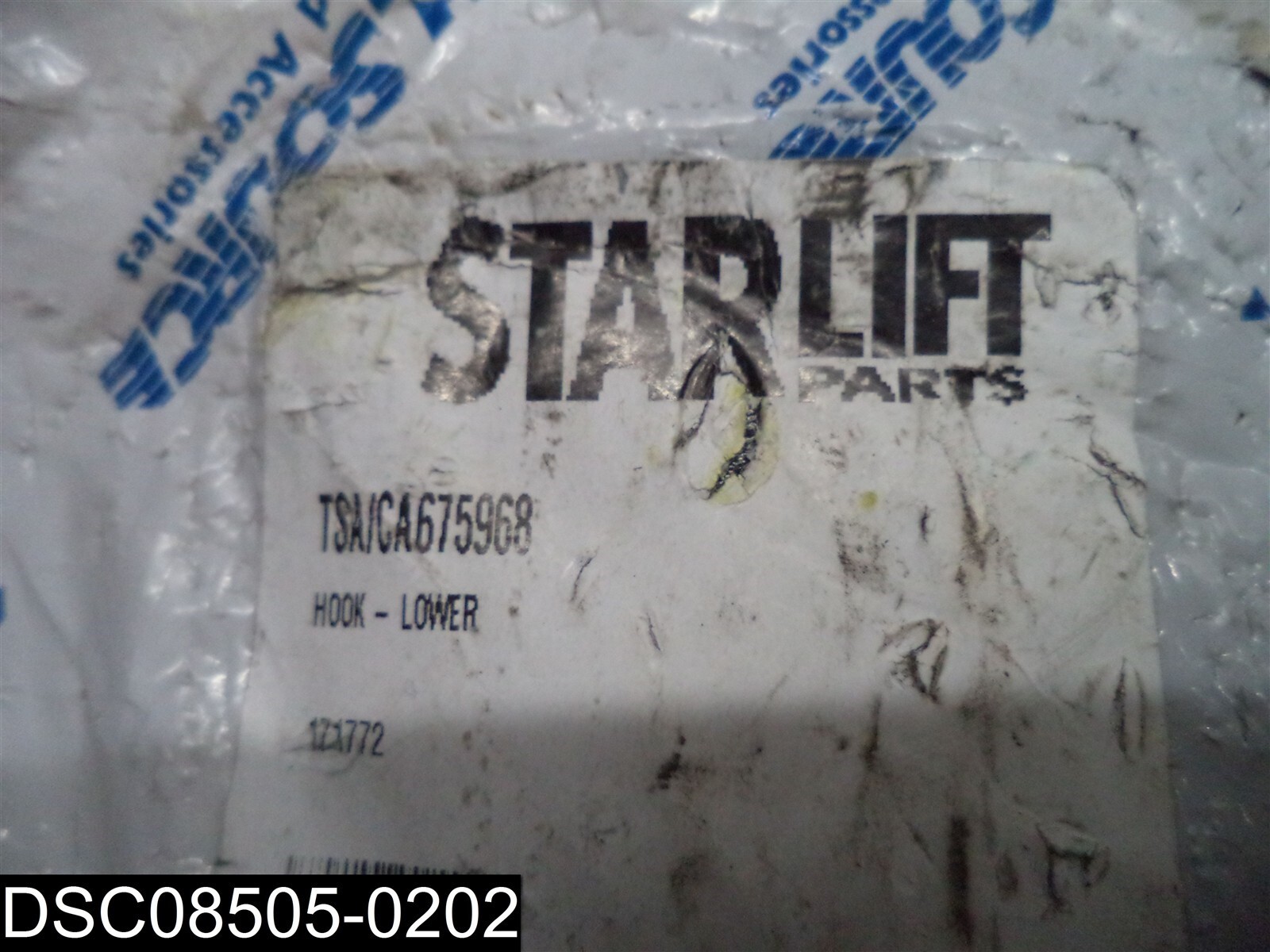 TSA/ CA675968 Star Lift Part Hook- Lower