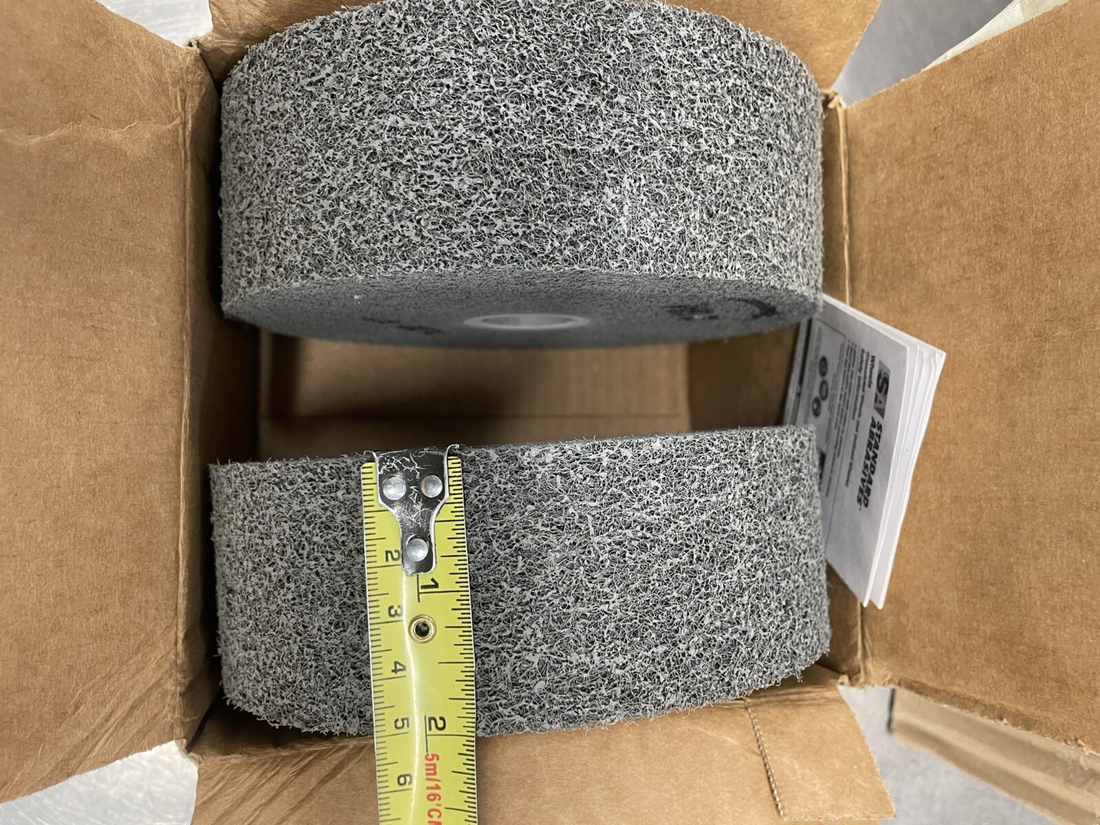 Standard Abrasives Multi-Finish Wheel 856292, 6 in x 2 in x 1 in 2S (2 Per Box)