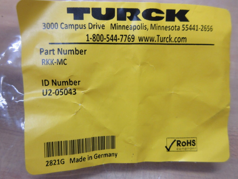 Turck RKK-MC Closure Cap U2-05043 (Pack of 4)