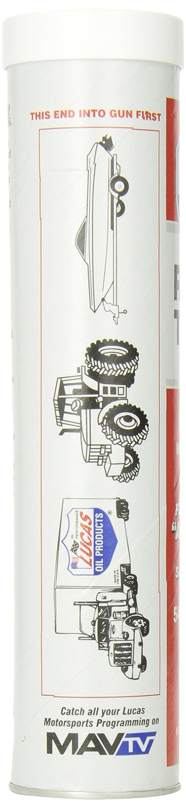 Lucas Oil 10005 Red ‘N’ Tacky Grease – 14 Ounce 14 Ounce, bright red