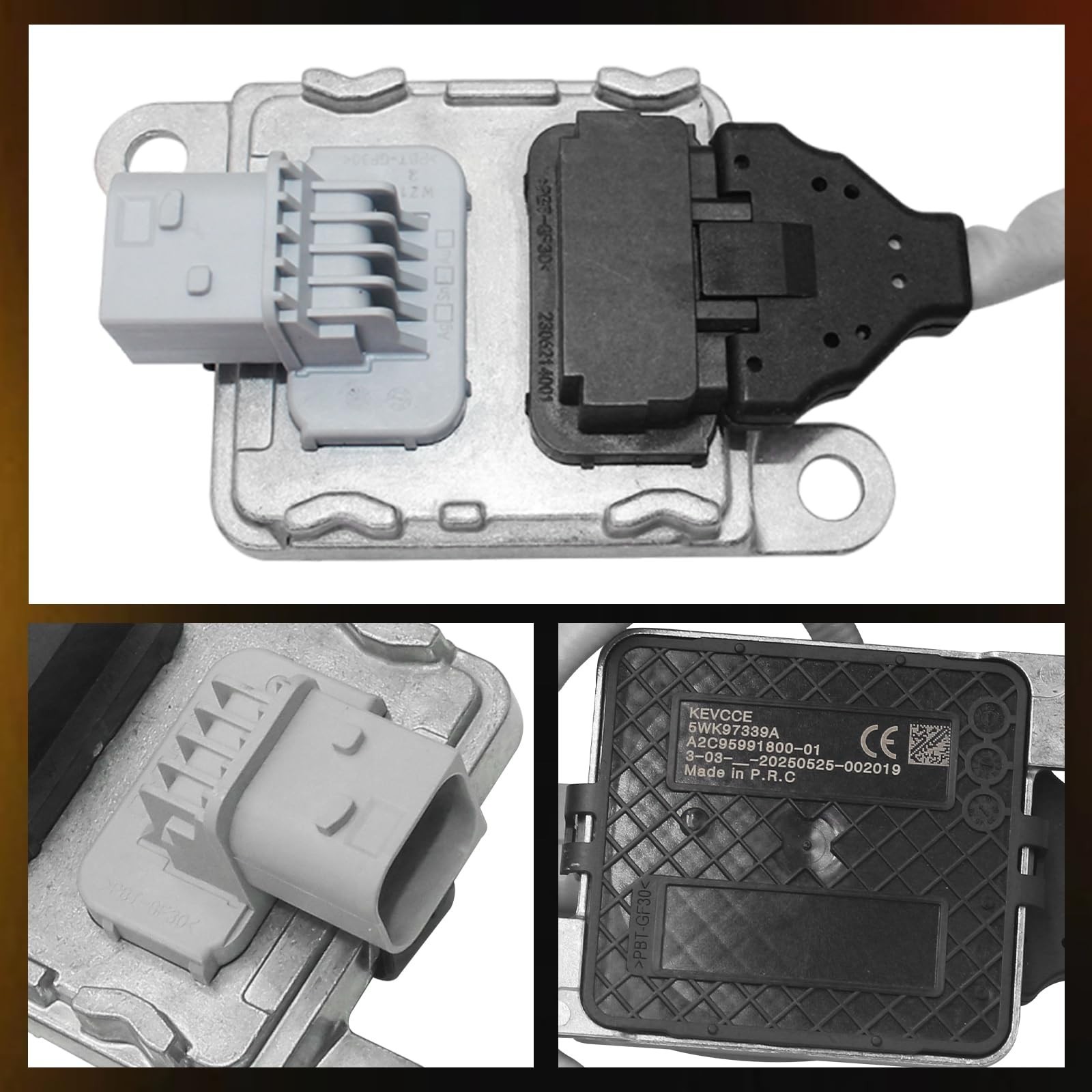 5WK97339A NOx Sensor Outlet Nitrogen Oxide Sensor Compatible for Detroit DD13…