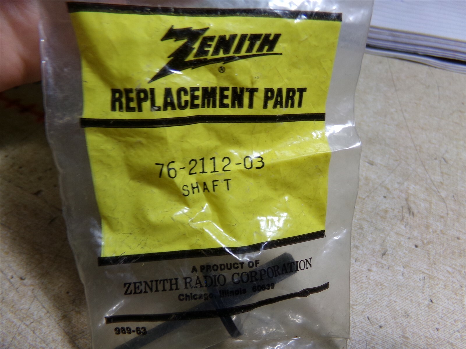 NEW Zenith 76-2112-03 Shaft *FREE SHIPPING*