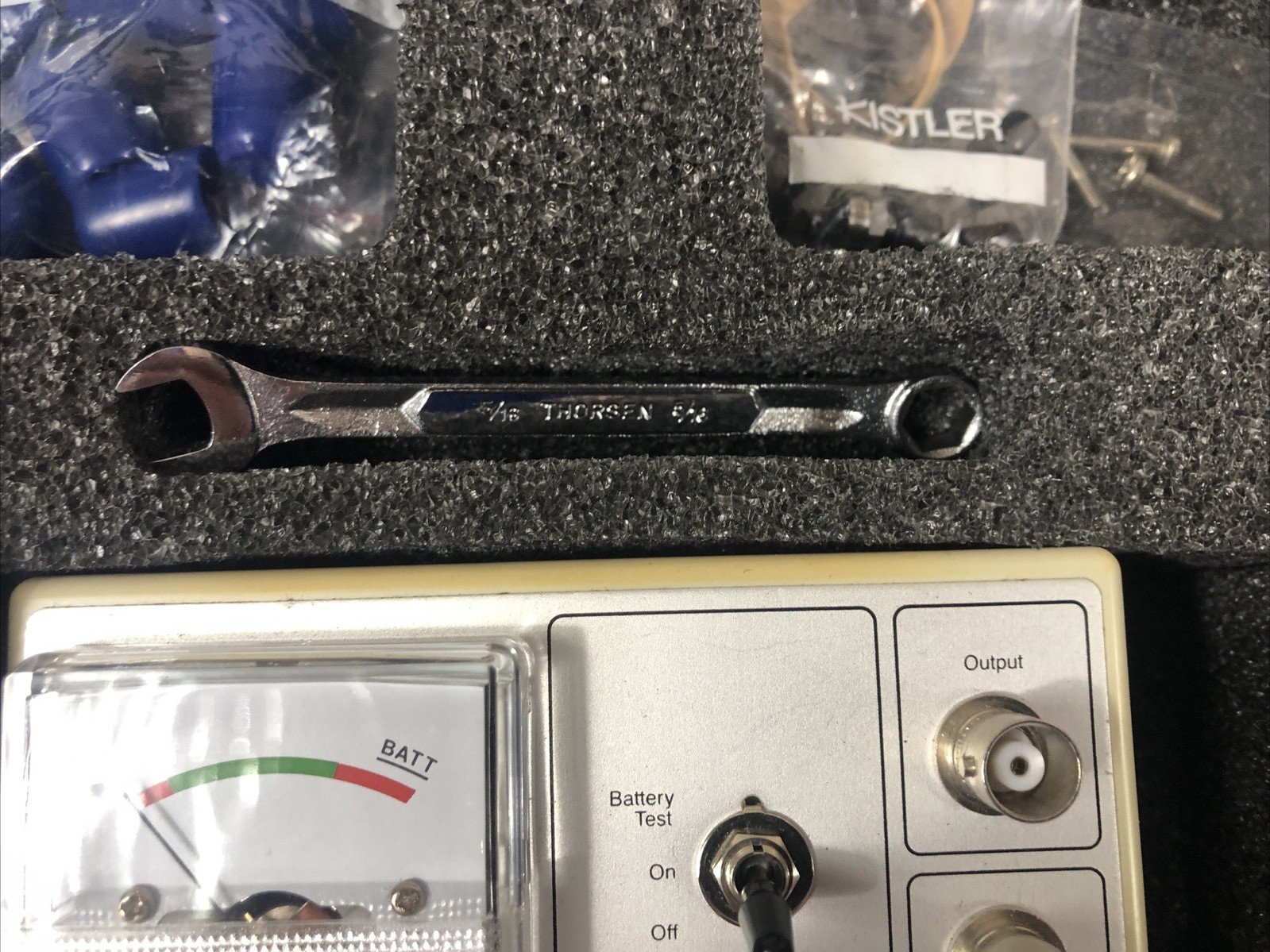 Vintage Kistler Model 9722A5000 Impulse Force Hammer and 5112 Piezotron Couplers