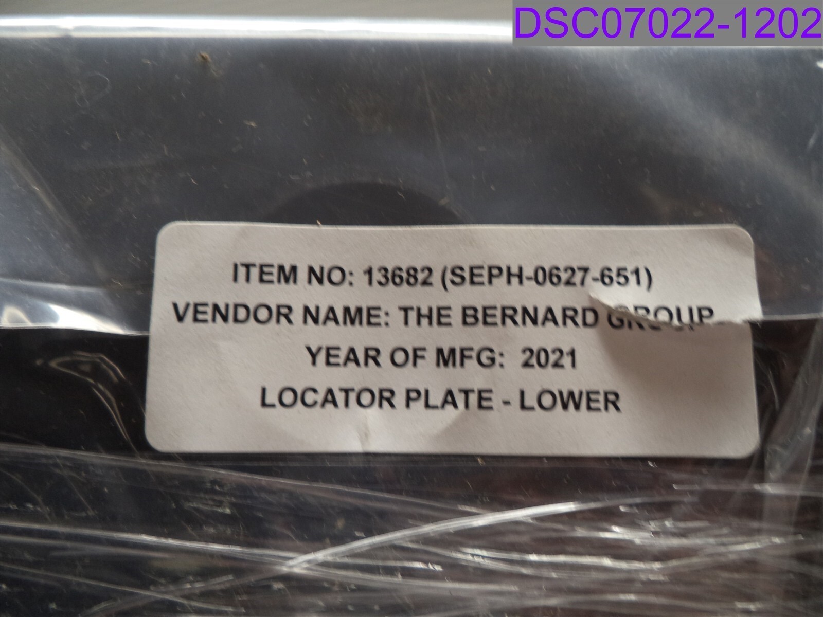 The Bernard Group 2 Pack Locator Plates Upper and Lower P/N 13681 13682