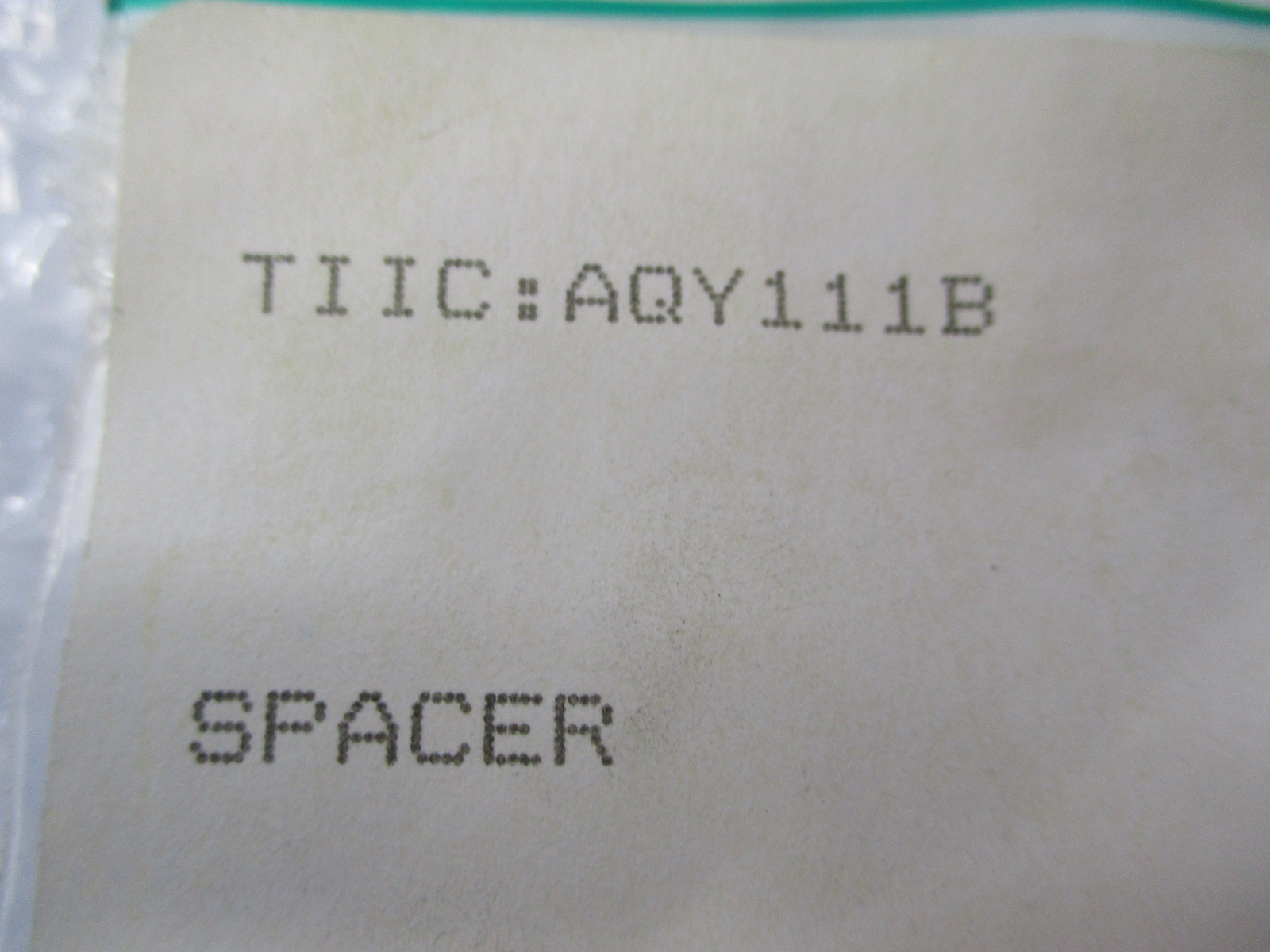 INDUSTRIAL SPARE AQY111B SPACER NSNP