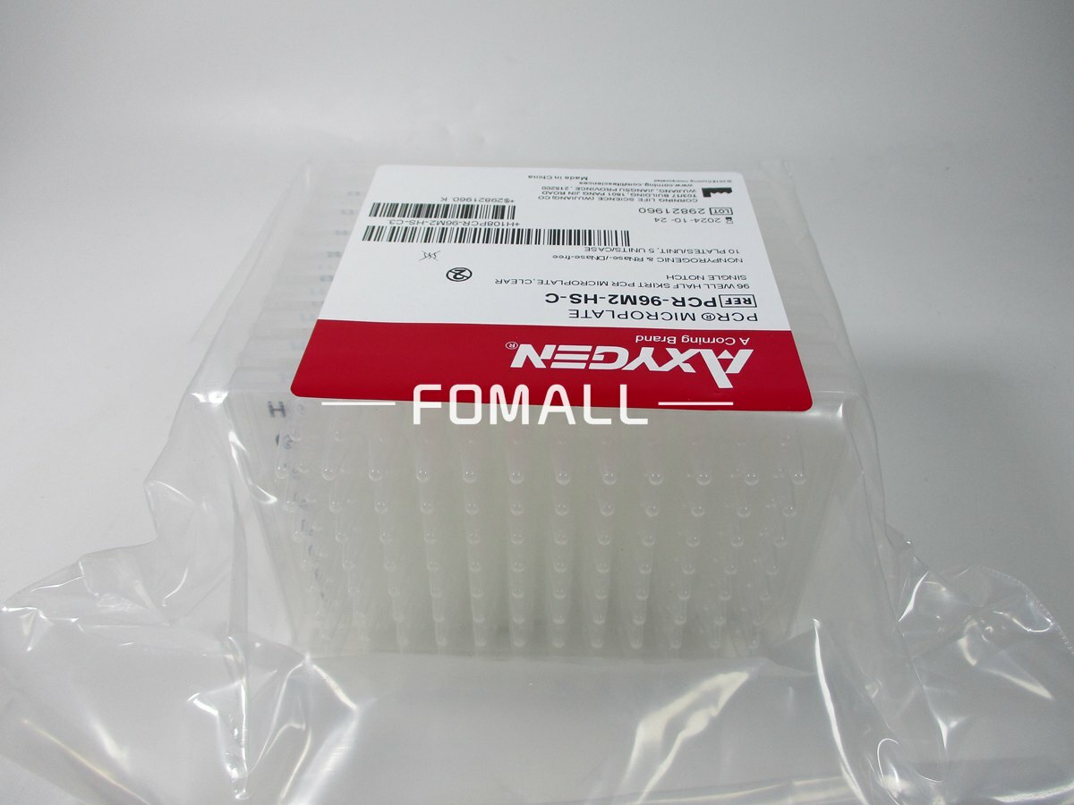 10 Plates/bag For AXYGEN 0.2ML transparent 96-well PCR plate PCR-96M2-HS-C