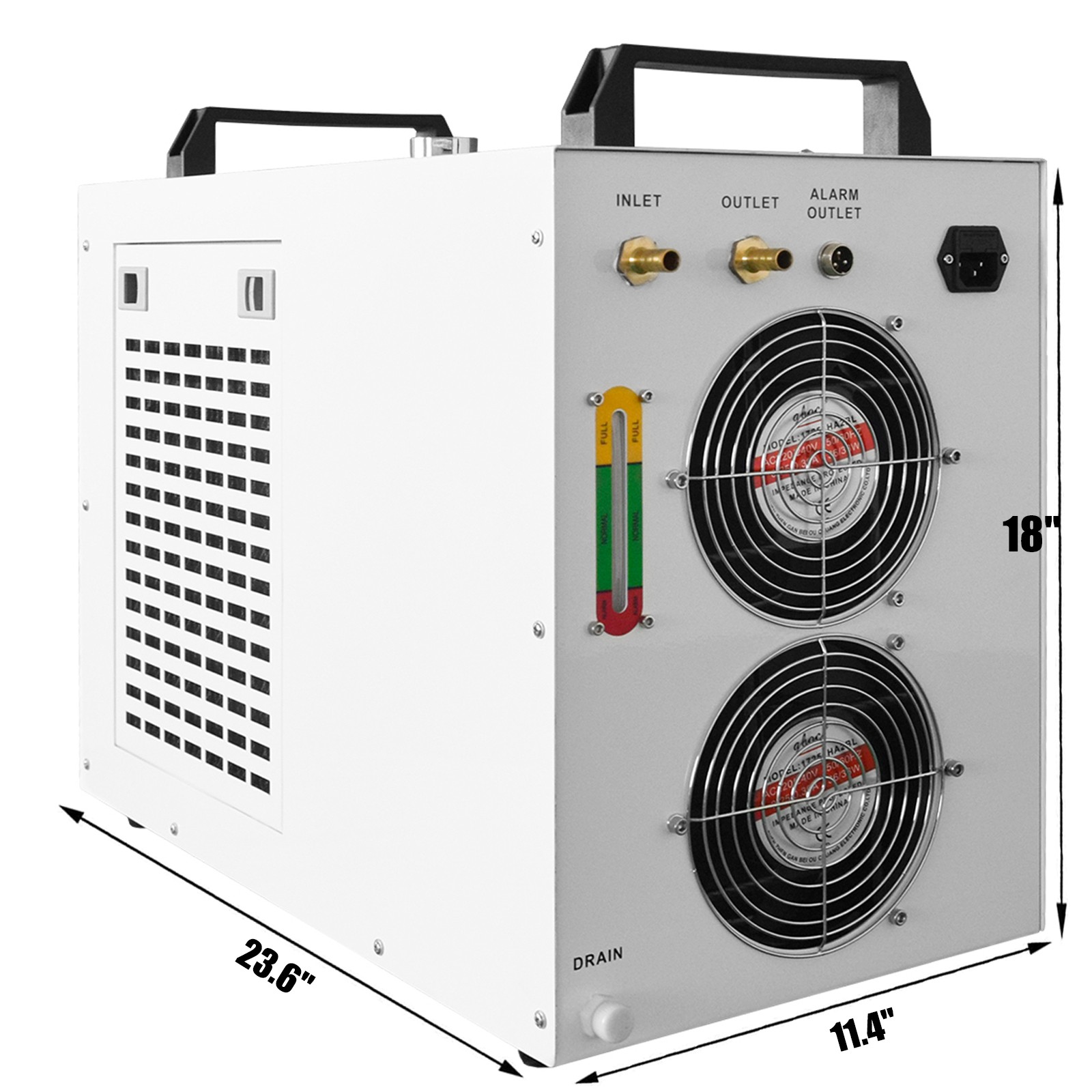 CW5200 Laser Industrial Water Chiller 6L for CO2 Laser Tube Engraver Cutter