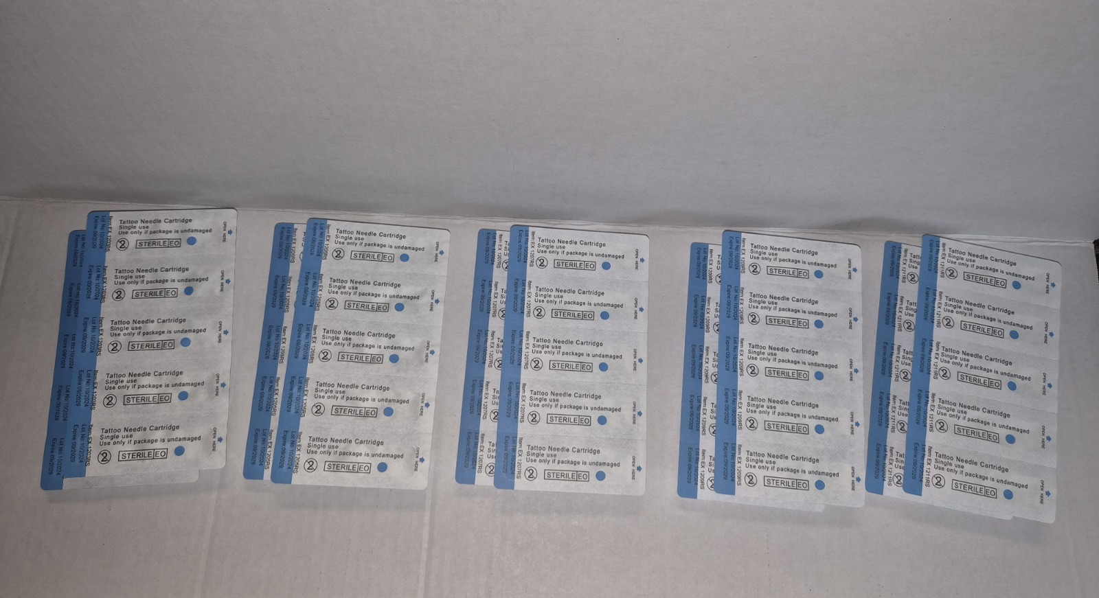 Dragonhawk Extreme Tattoo Lot Of 3 Boxes, 150 Pcs 1203, 1205,1207,1209,1211RS