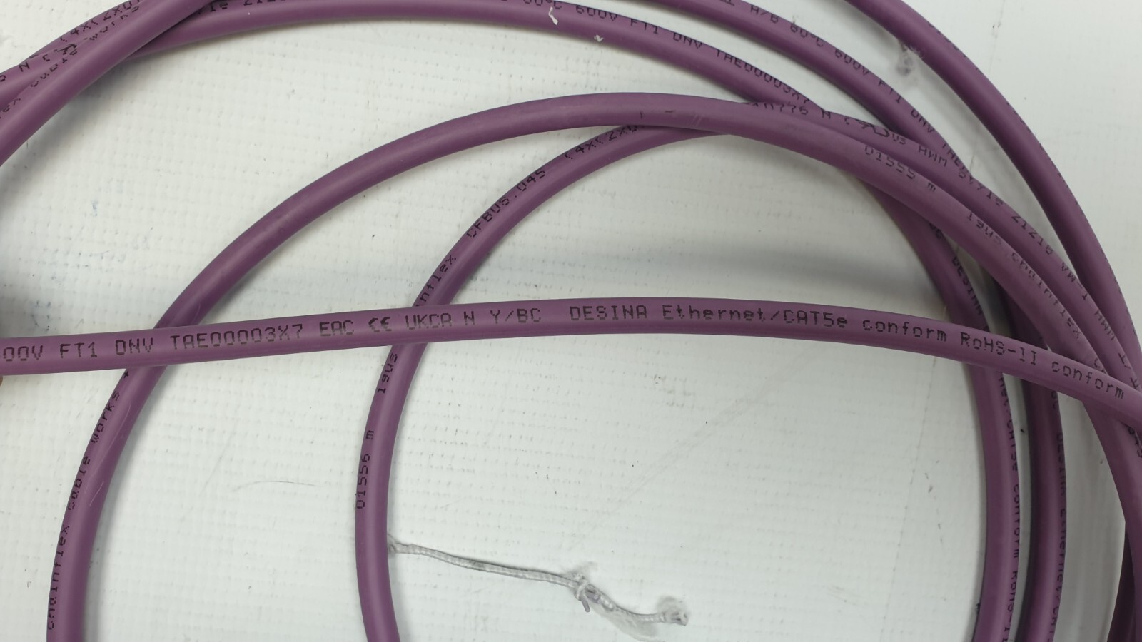 igus Chainflex Ethernet Cable, CAT5e, 6m, CFBus.045, E310776 New