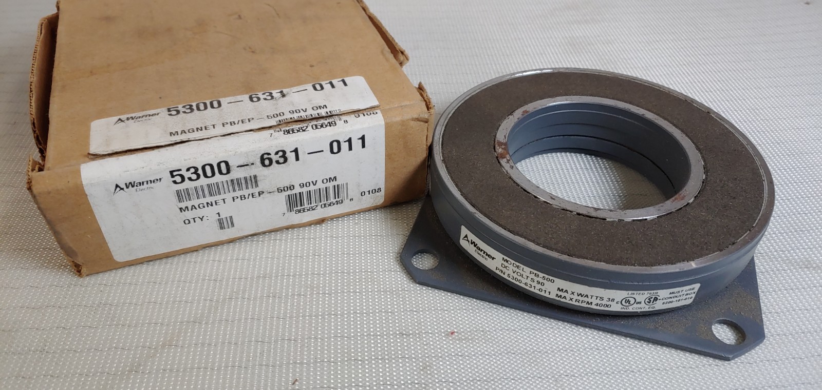 Warner Electric Clutch Brake Magnet 5300-631-011 PB/EP 500 90V