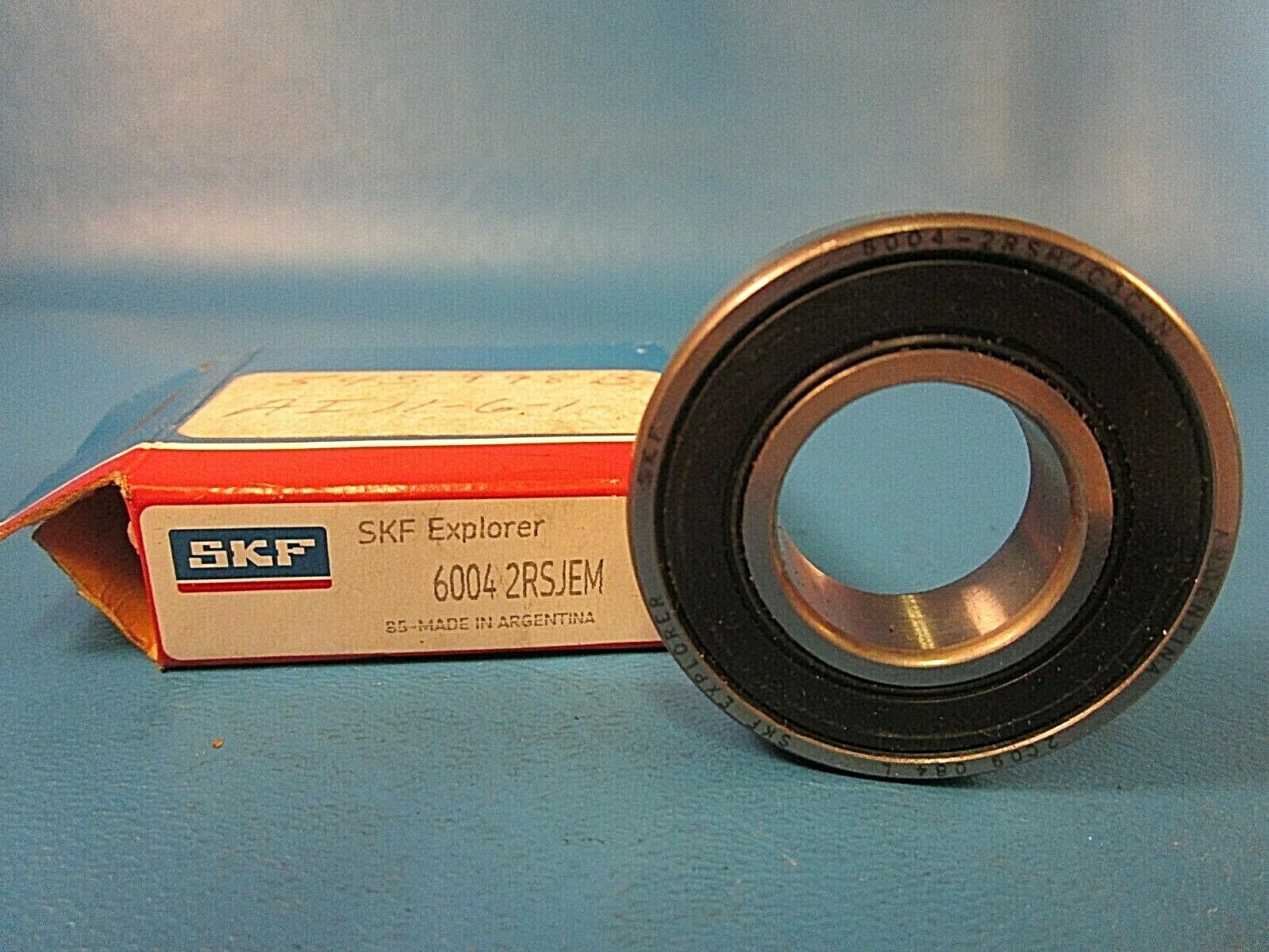 SKF 6004 2RSJEM, C3 Deep Groove Ball Bearing, Double Sealed, 20mm ID x 42mm OD