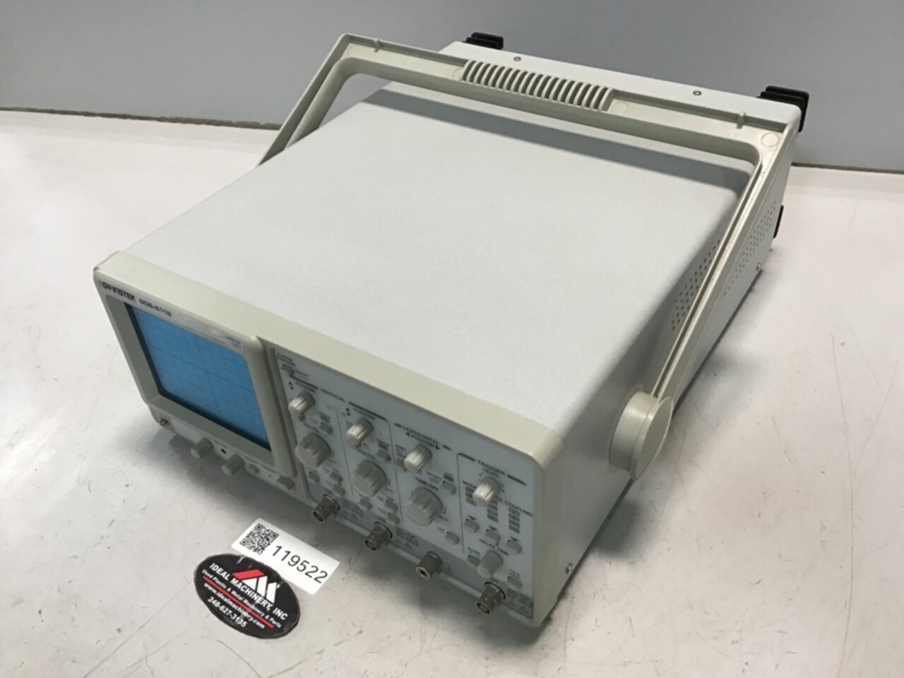 GW INSTEK Oscilloscope GOS-6112 Used #119522