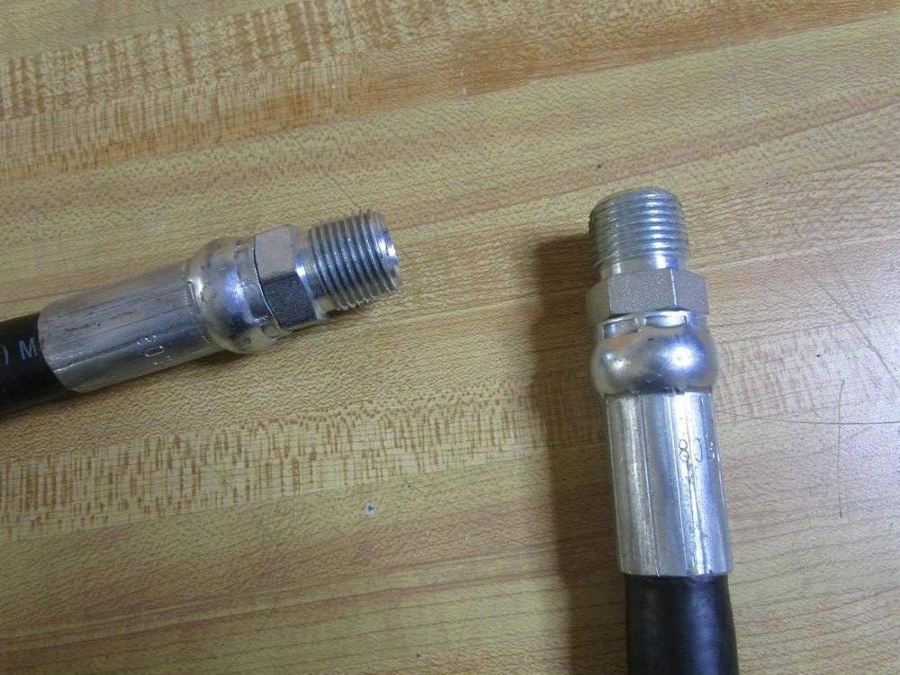 Generic SAE 100R1AT Hydraulic Hose SAE100R1AT 51″ Length (Pack of 3)