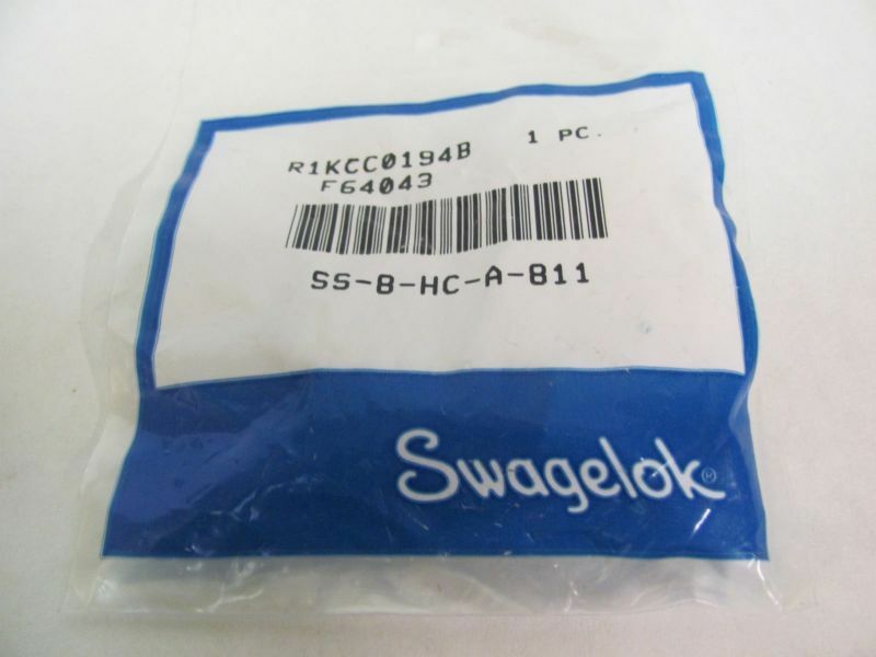 Lot of (2) Swagelok SS-8-HC-A-B Pneumatic Connector/Fitting, Hose/Tube/Tubing