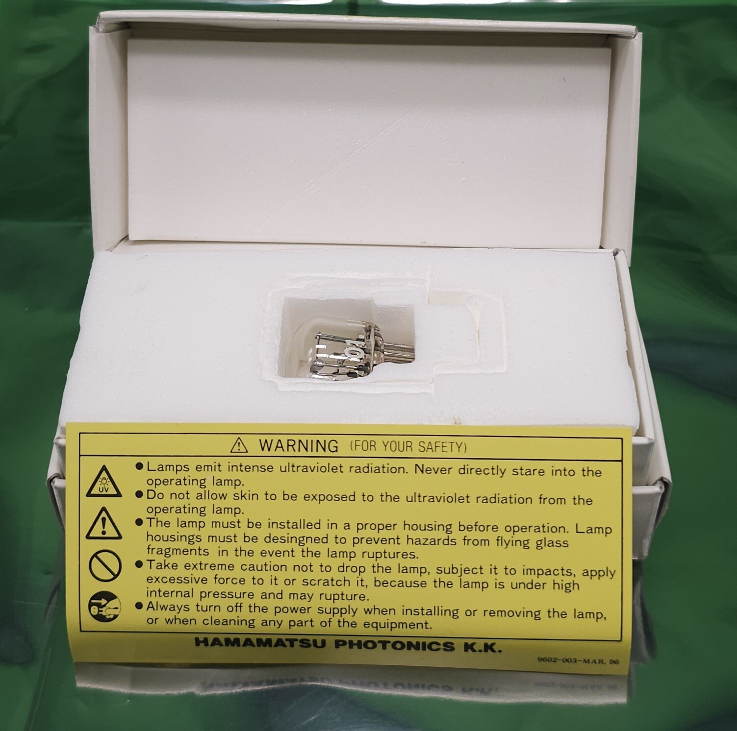 HAMAMATSU TYPE L4644 ELECTRON TUBE *NEW OPEN BOX* *NOS*