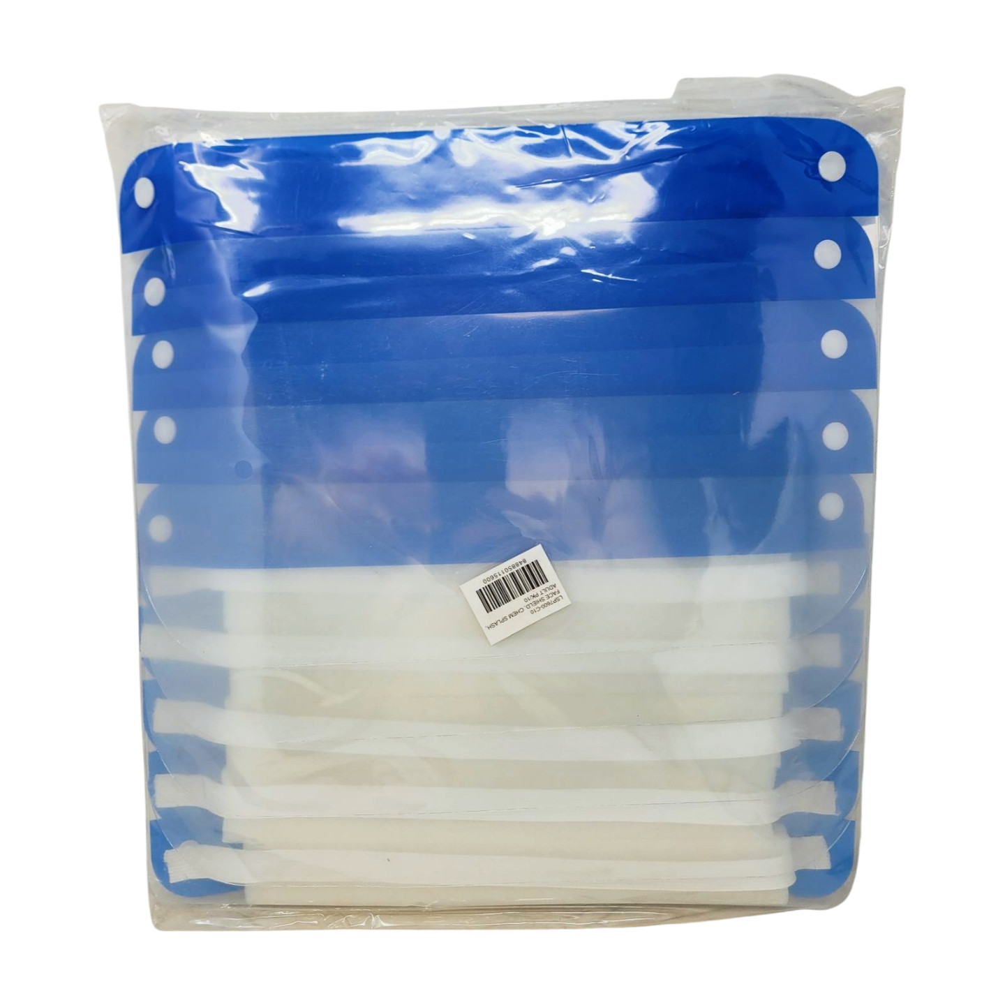 10-Pack Reusable Chem Splash Adult Face Shields LSP7600-C10 New Sealed