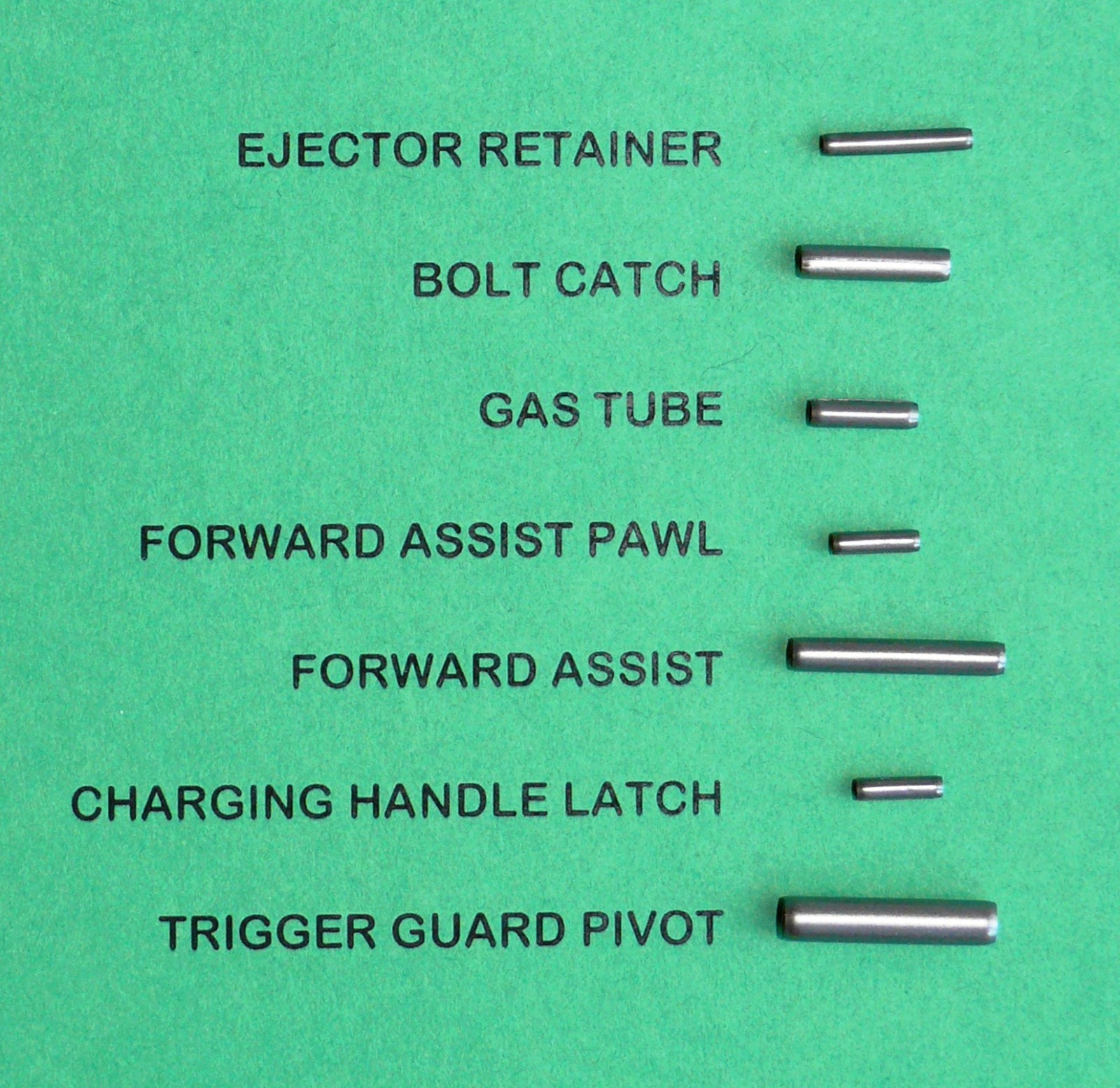 42 ASSORTED SPIRAL COILED ROLL PINS COMBO PACK