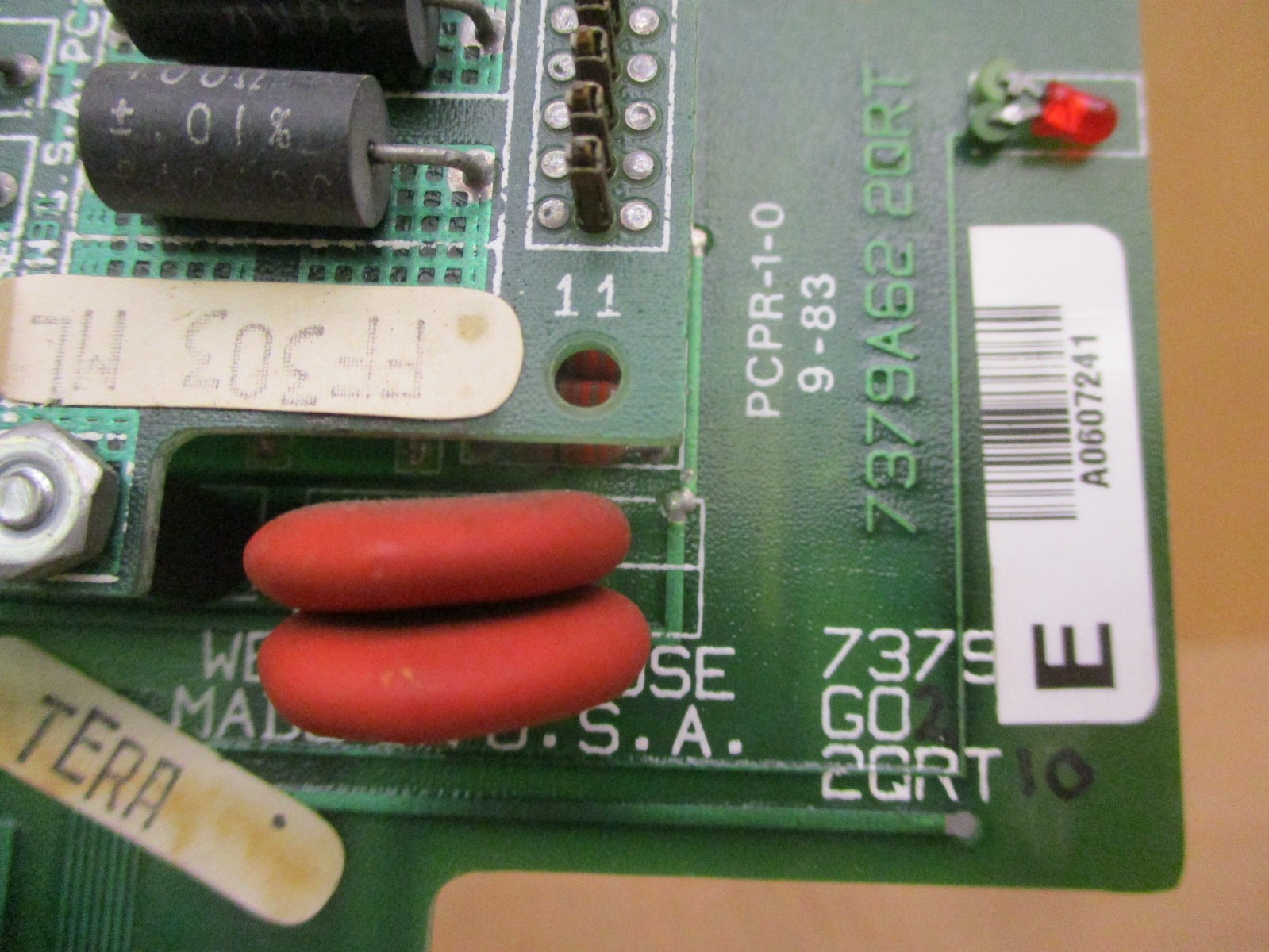 Westinghouse 7379A62 G02 2QRT10 SUB H 7379A90 2FILM4 53224HI