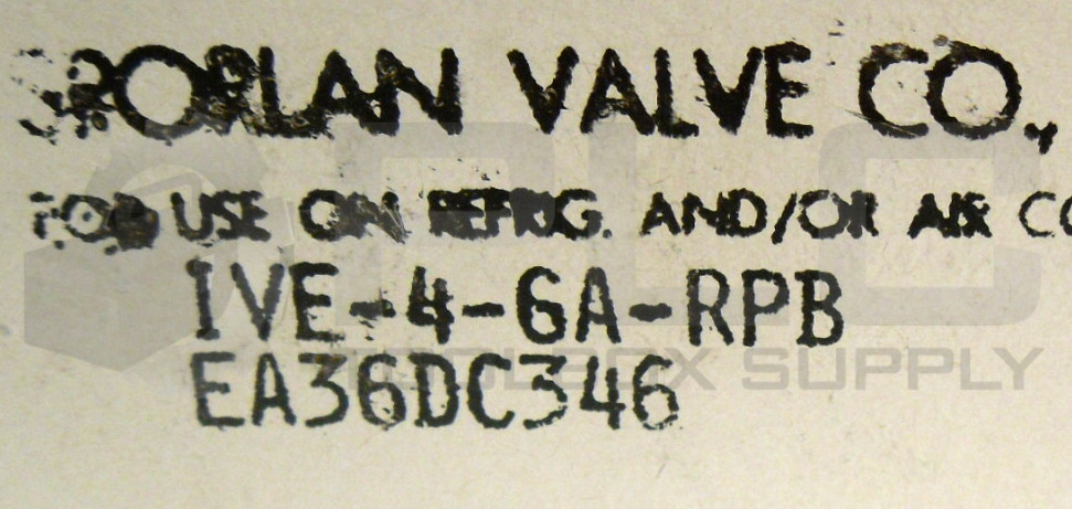 NEW SPORLAN VALVE CO IVE-4-GA-RPB EXPANSION VALVE HYDRONIC
