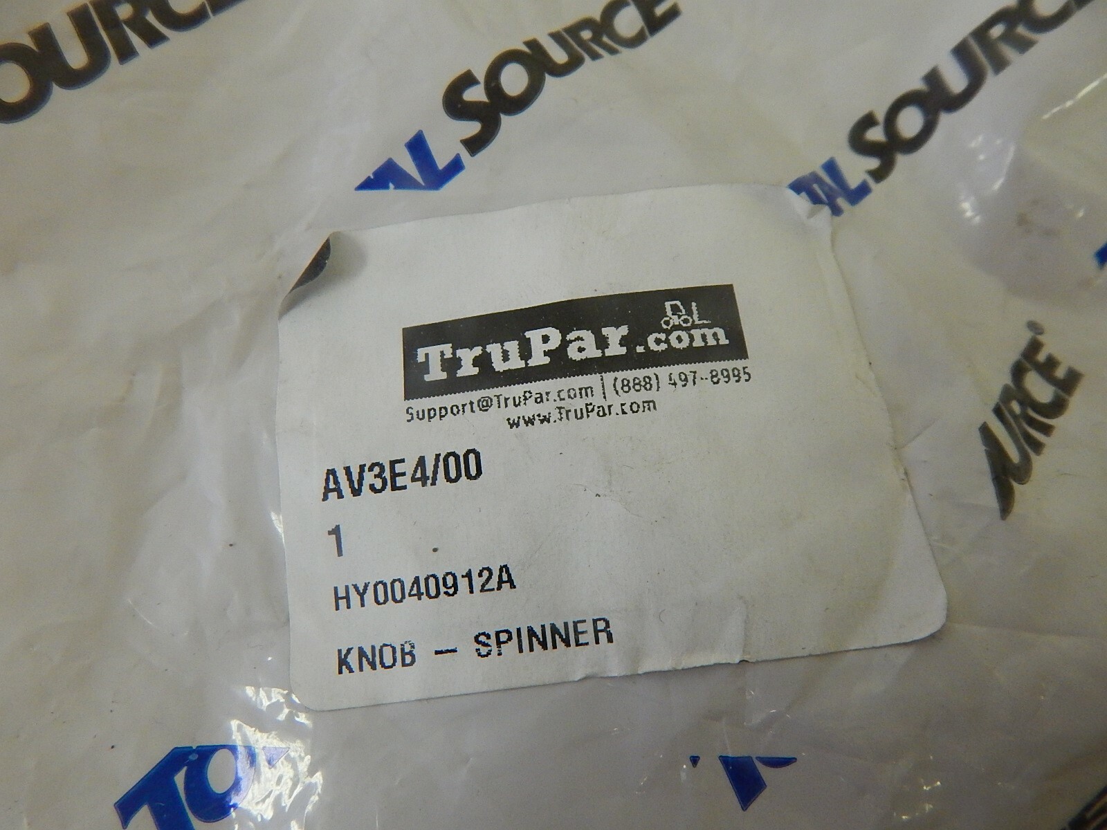 NEW Total Source TruPar AU3E4/00 HY0040912A Knob Spinner *FREE SHIPPING*