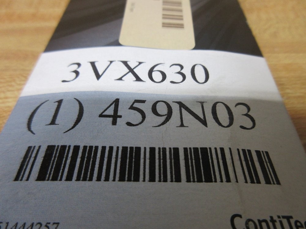 Continental Contitech 3VX630 HY-T Wedge Cogged V Belt