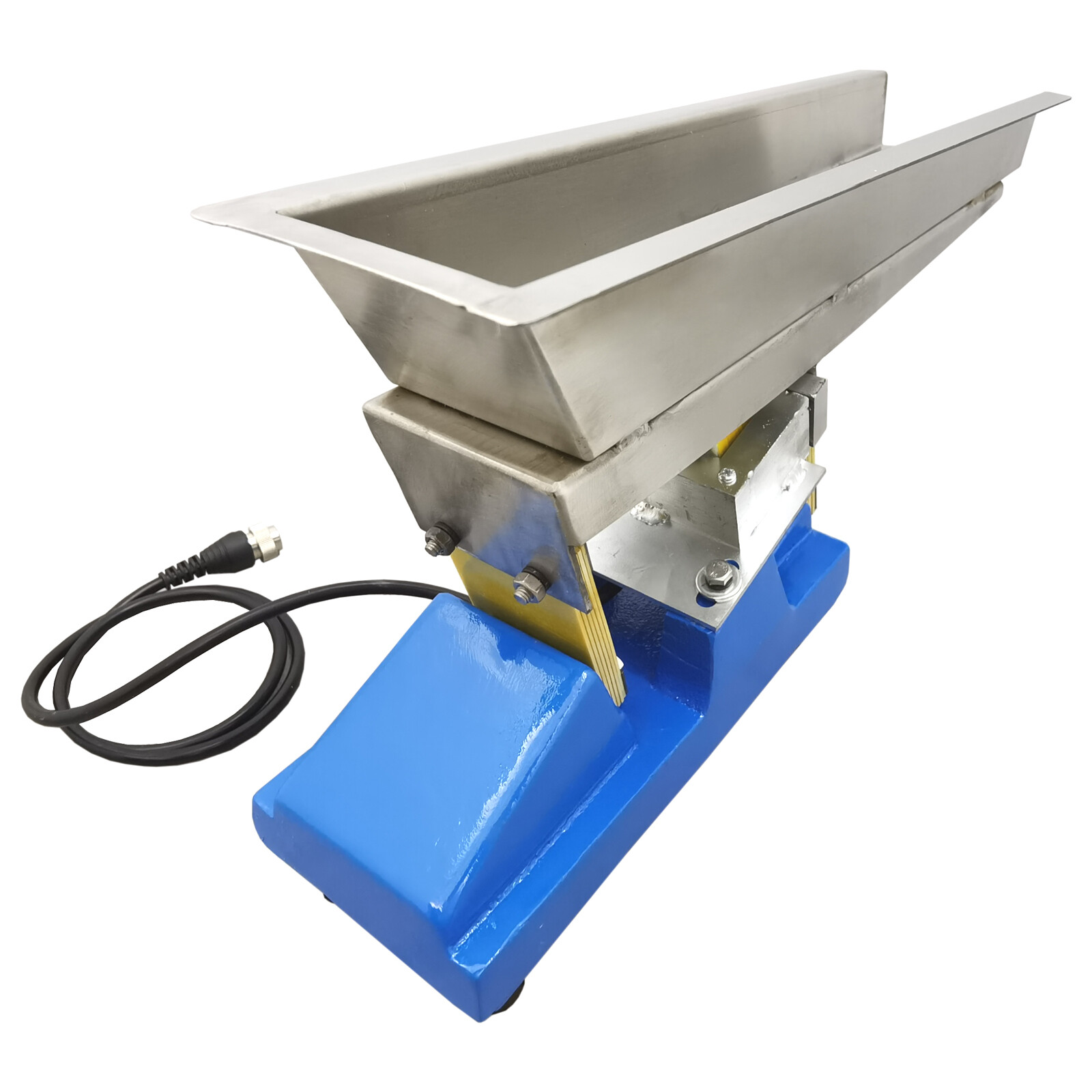 GZV-3 Small Vibrating Feeder Electromagnetic Shaking Feeding Machine 1t/h 110V