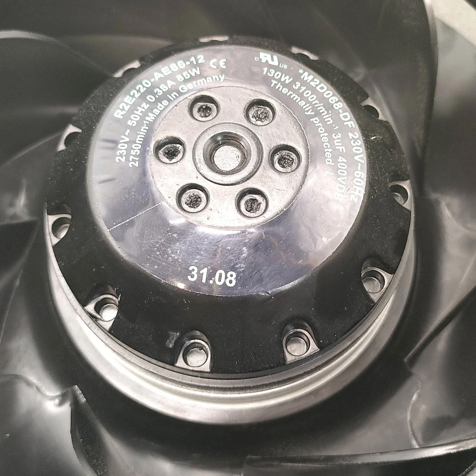 New Cooling Fan R2E220-AE86-12 230V 50Hz 85W 4 Wire Centrifugal Fan – US