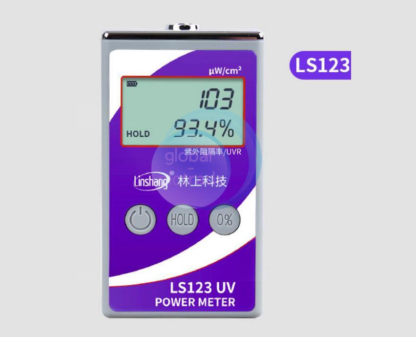 LS123 UV Power Meter Handheld LCD UV Radiation Tester Illumination Radiometer
