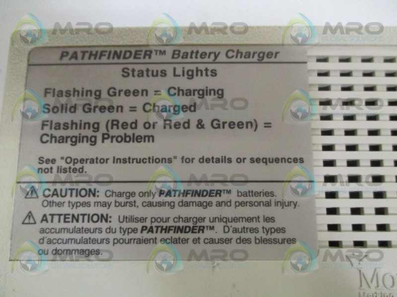 MONARCH PATHFINDER M0609401 BATTERY CHARGER (NO POWER CORD) UNMP
