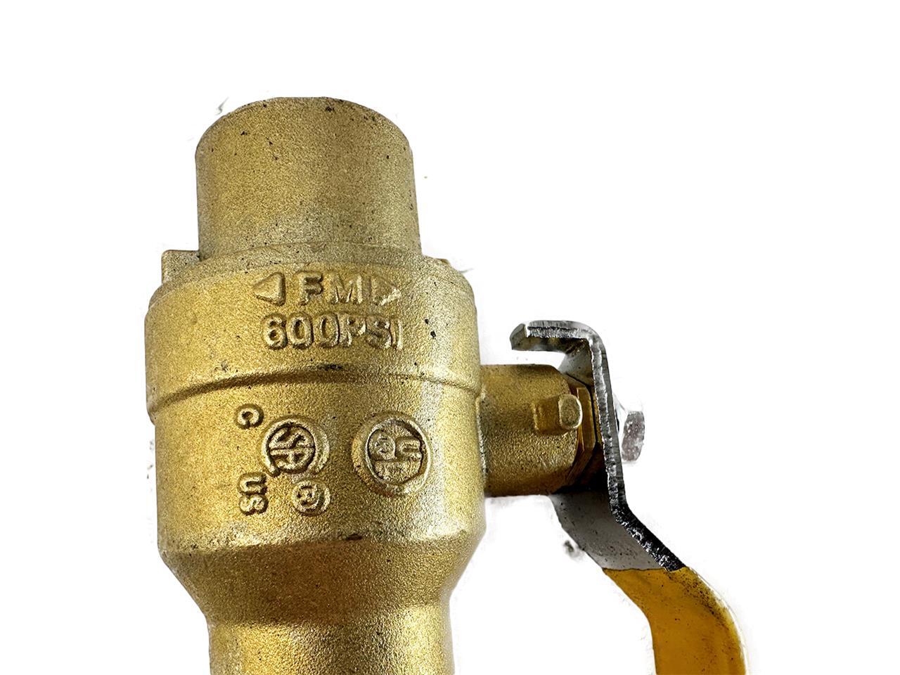 Bluefin 1″ Full Port Sweat Ball Valve BVS100-NP NEW FREE FAST SHIP