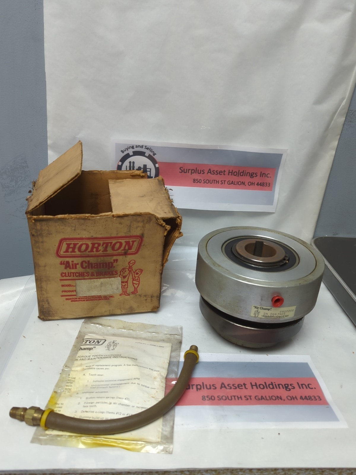 HORTON,0910200,AIR CHAMP CLUTCH PRE-OWNED