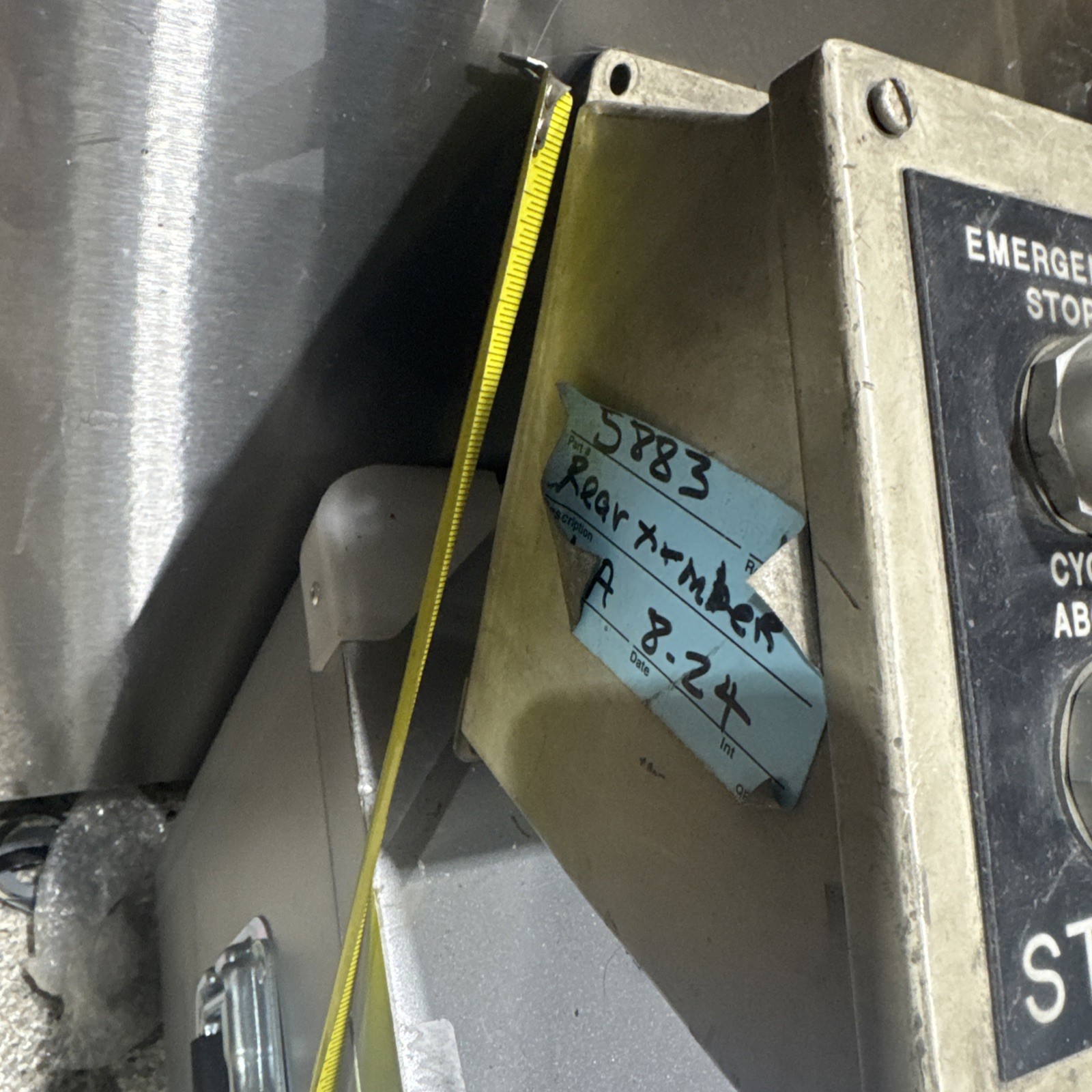 Emergency Stop Factory Machining Control Panel Push Button
