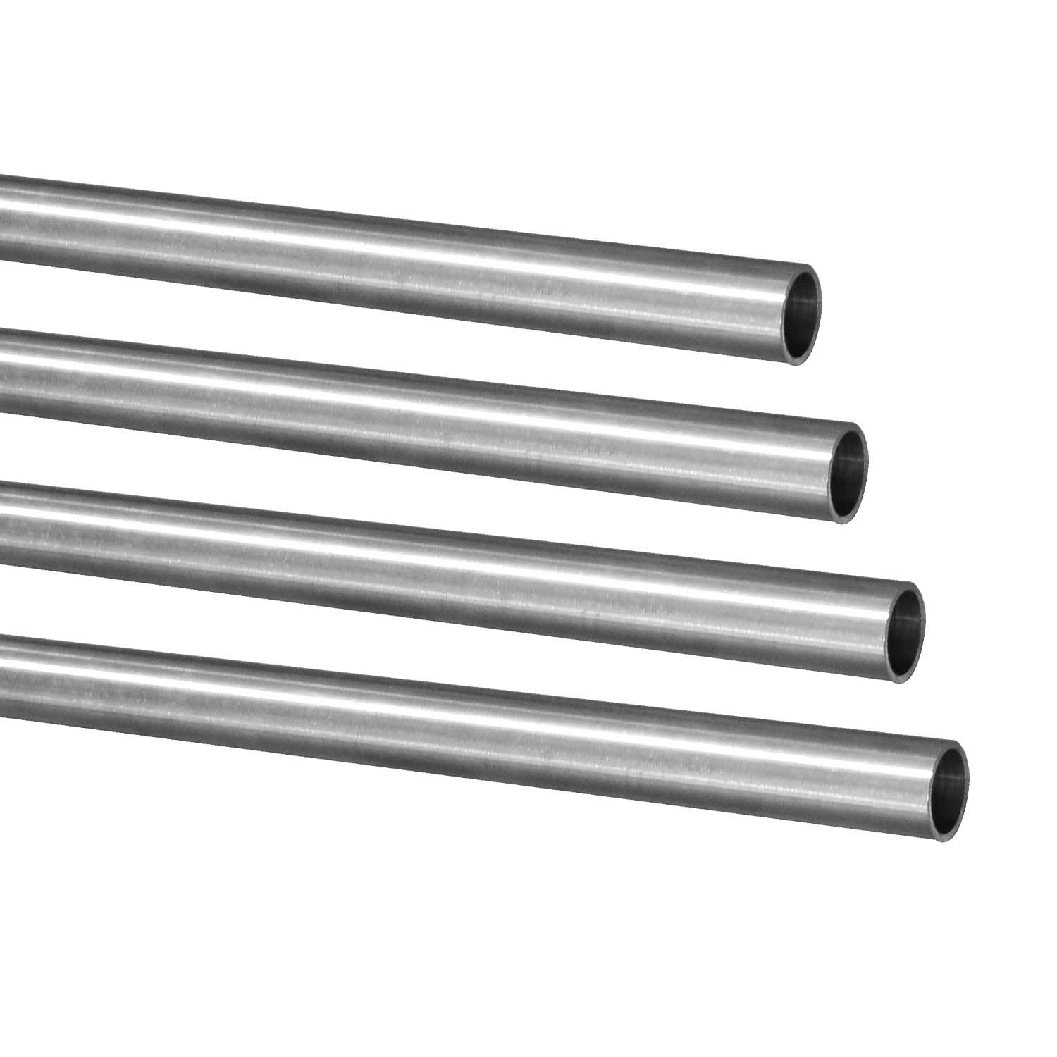 3/8″OD 304 Stainless Steel Tubing, 1mm Wall Thickness, 12 Inch Length Round M…